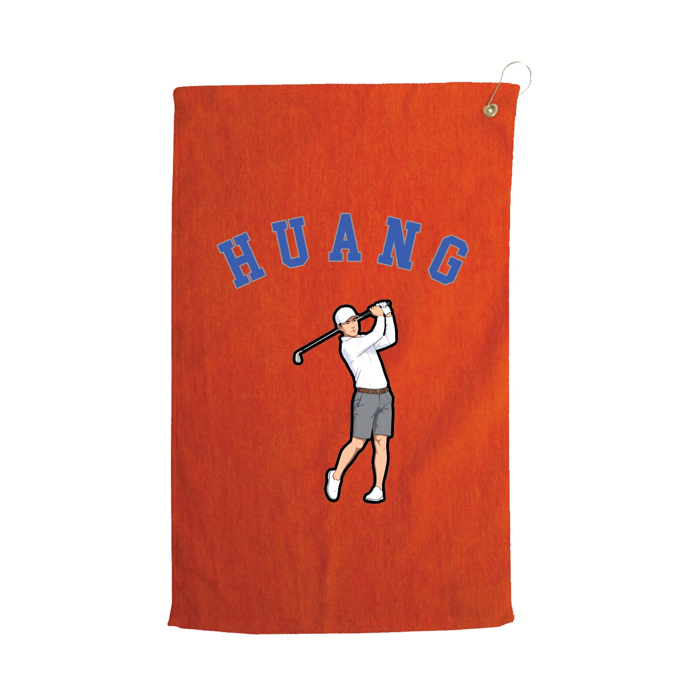 Golf Towel — Shirsey Arch in Orange