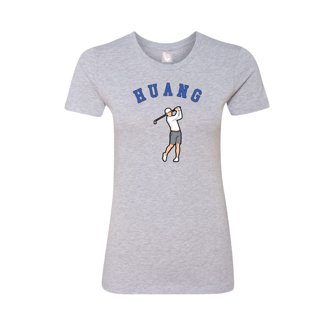 Fitted Women's Tee — Shirsey Arch in Grey