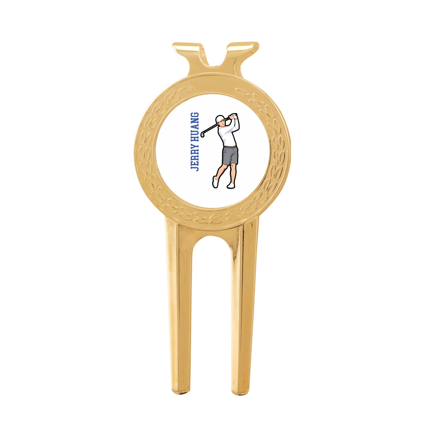 Divot Tool with Ball Marker — Name Vertical in Classic