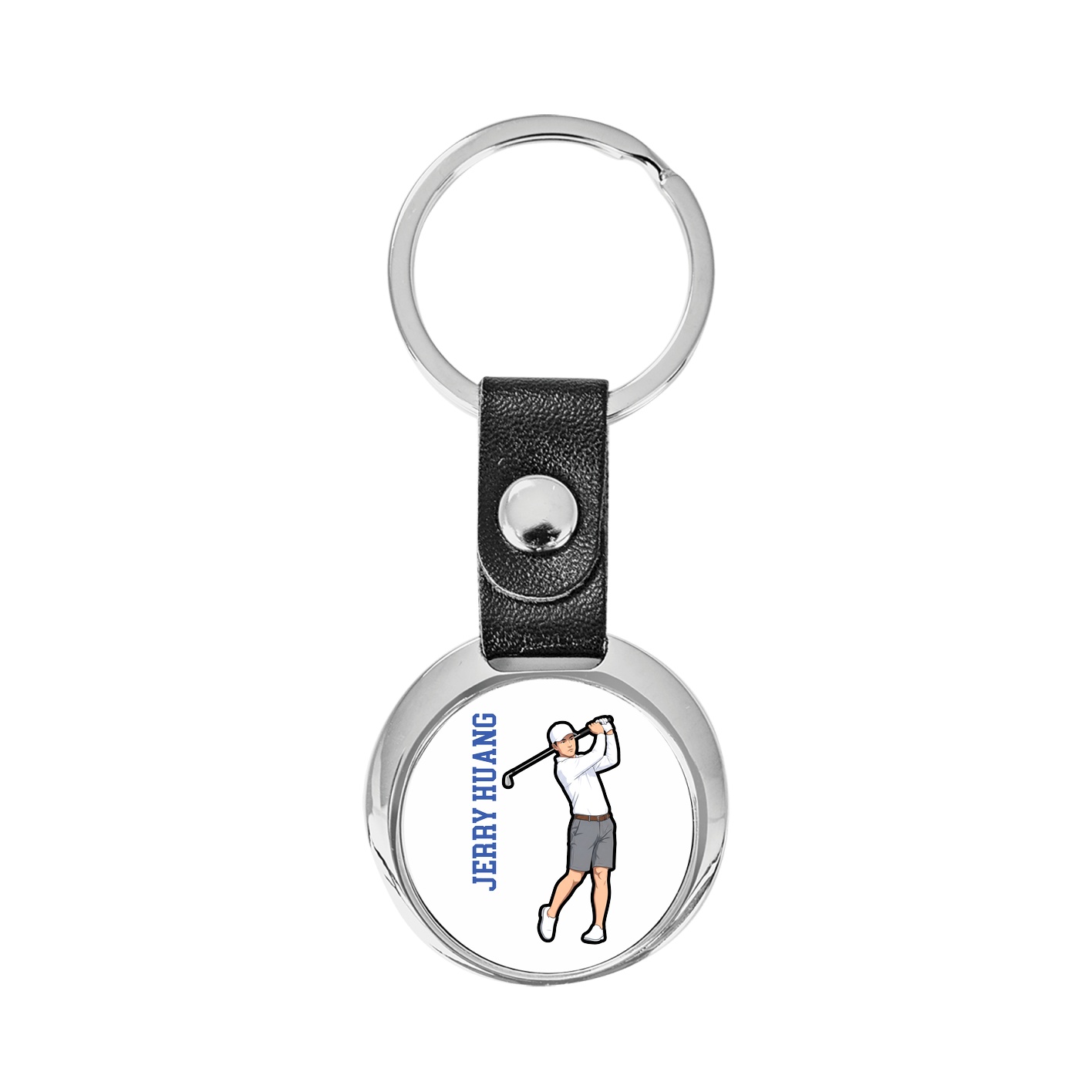 Key Chain — Name Vertical in Classic