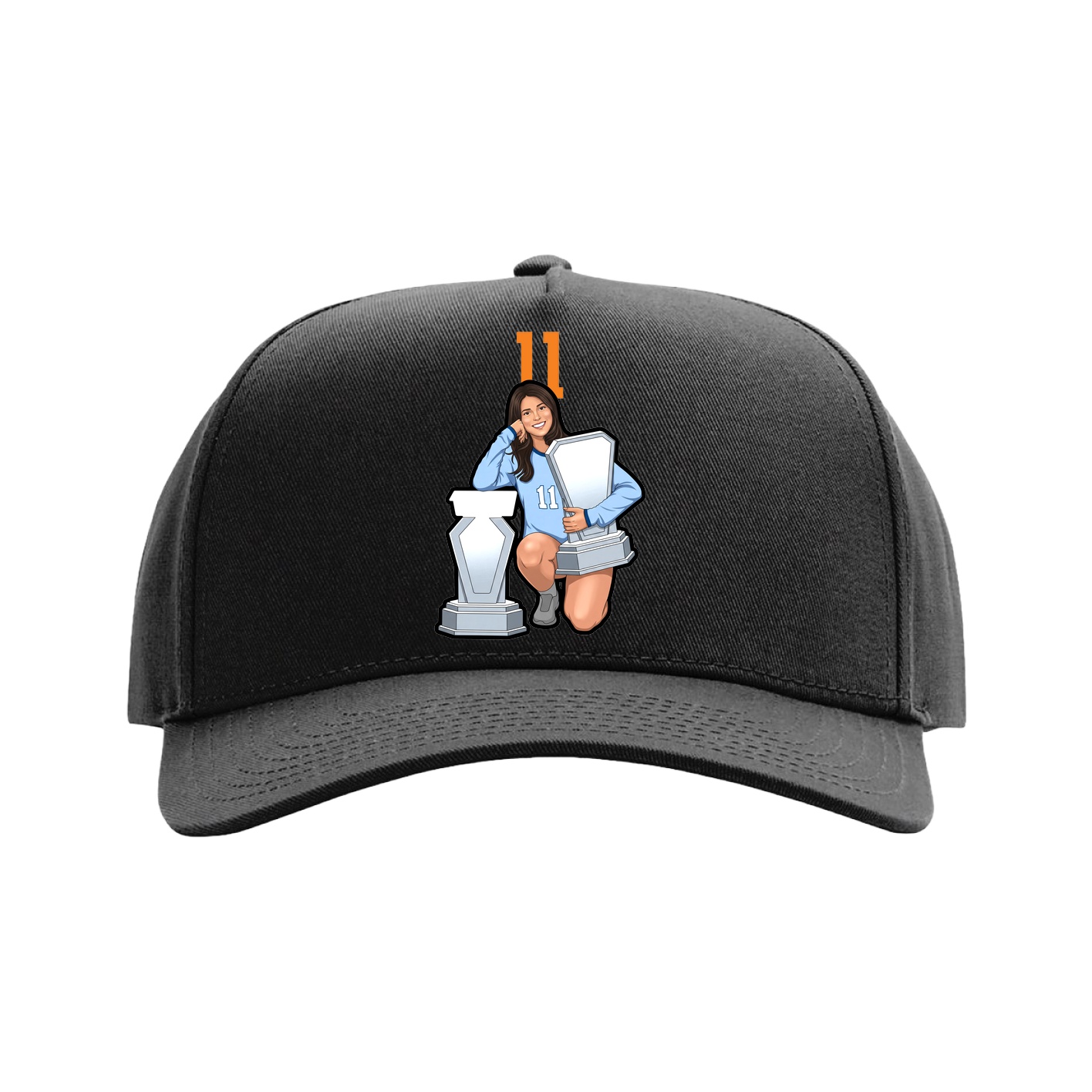 Full Fabric Five-Panel Champ Cap