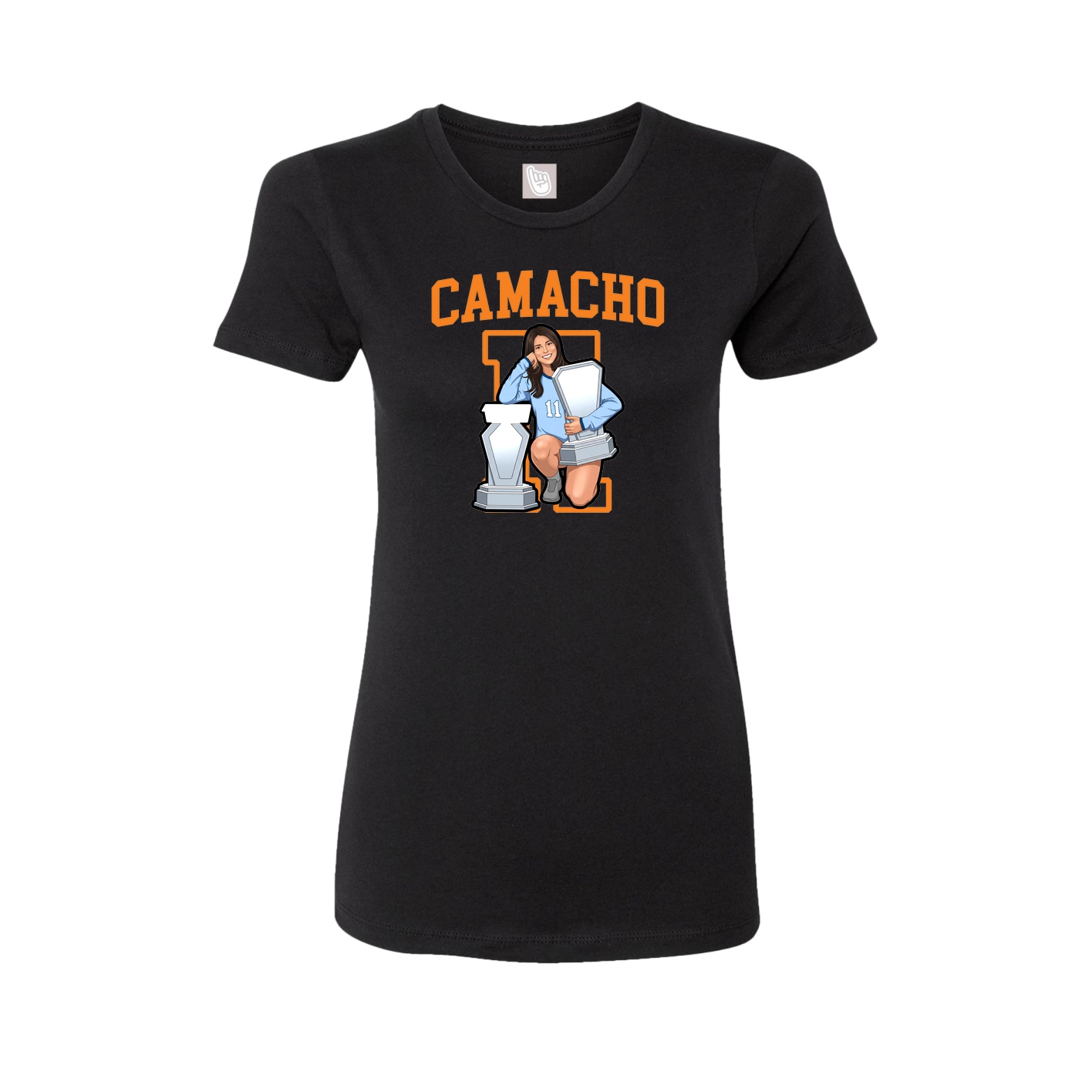 Fitted Women's Tee — Shirsey in Black