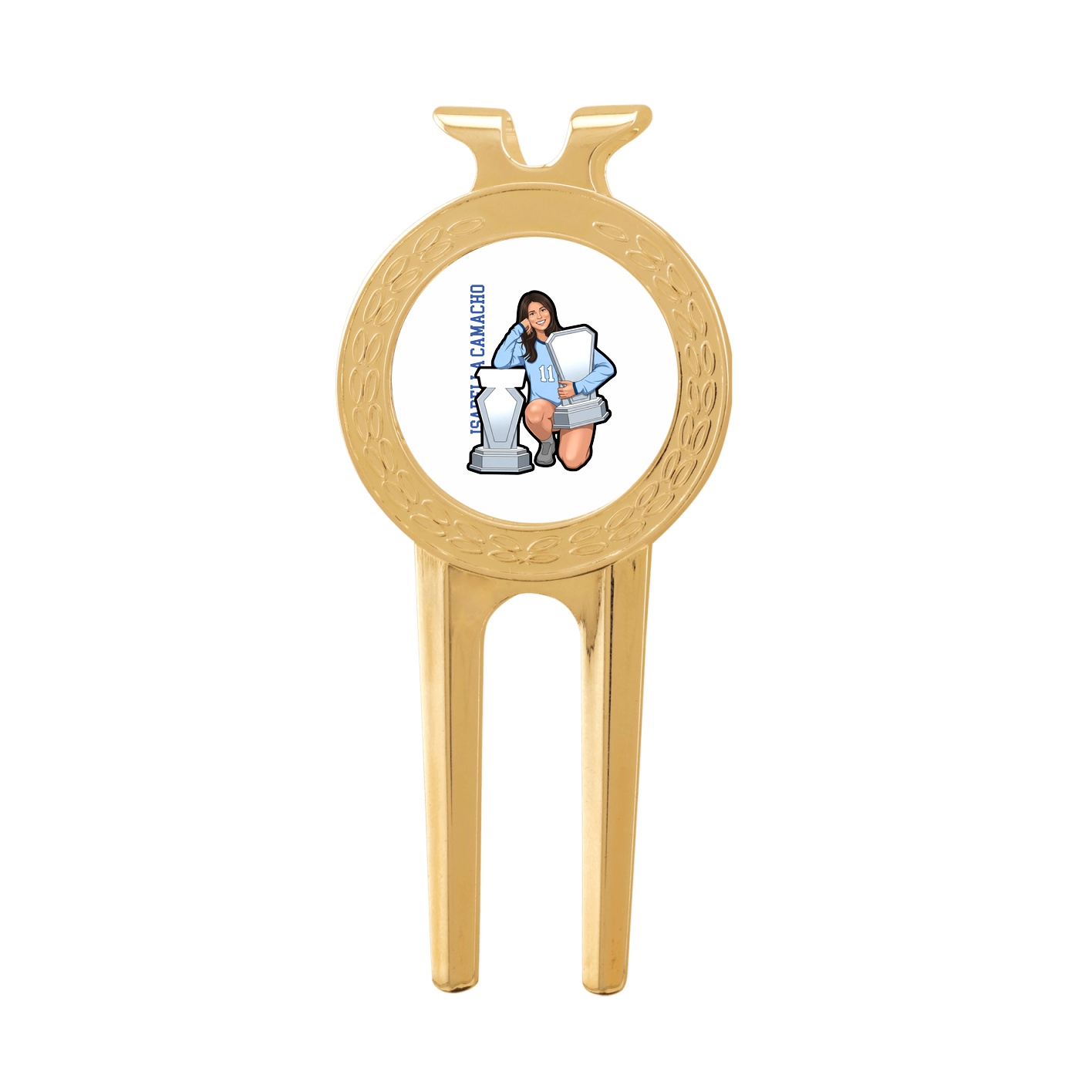 Divot Tool with Ball Marker — Name Vertical in Classic