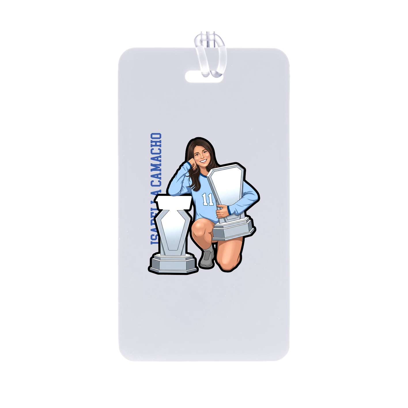 Bag Tag — Name Vertical in Classic