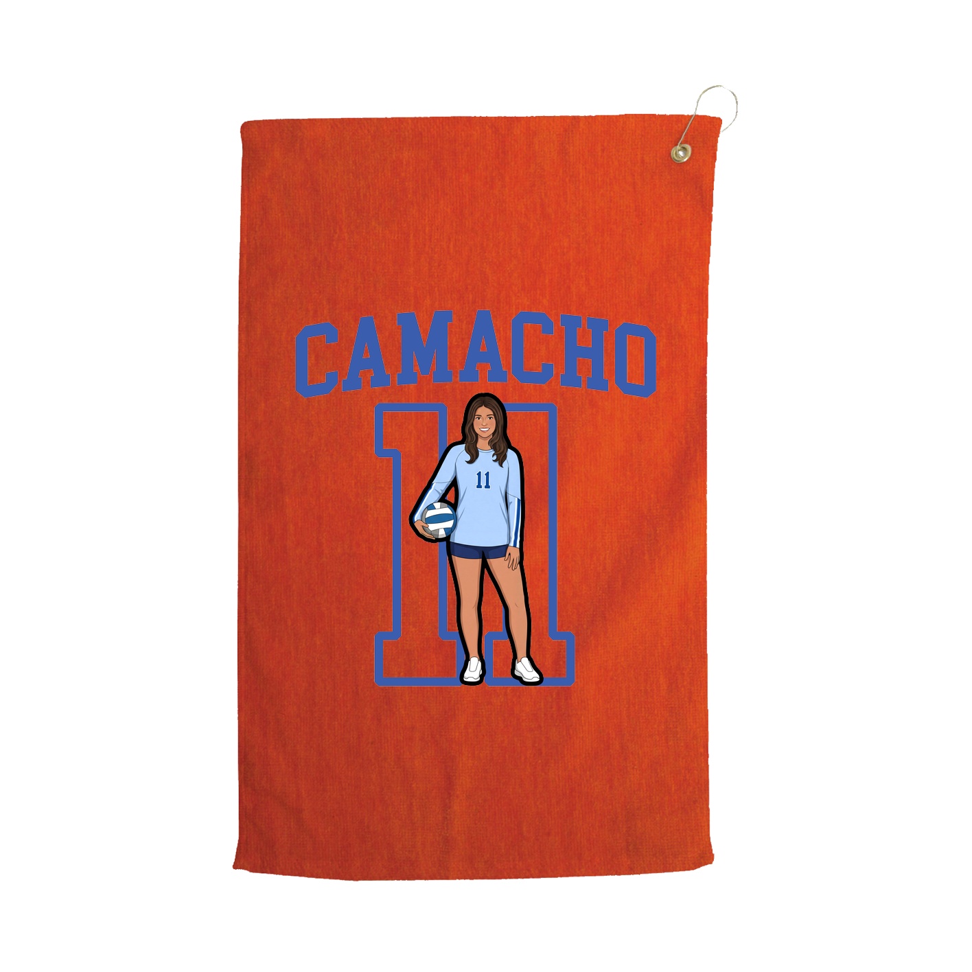 Golf Towel — Shirsey in Orange