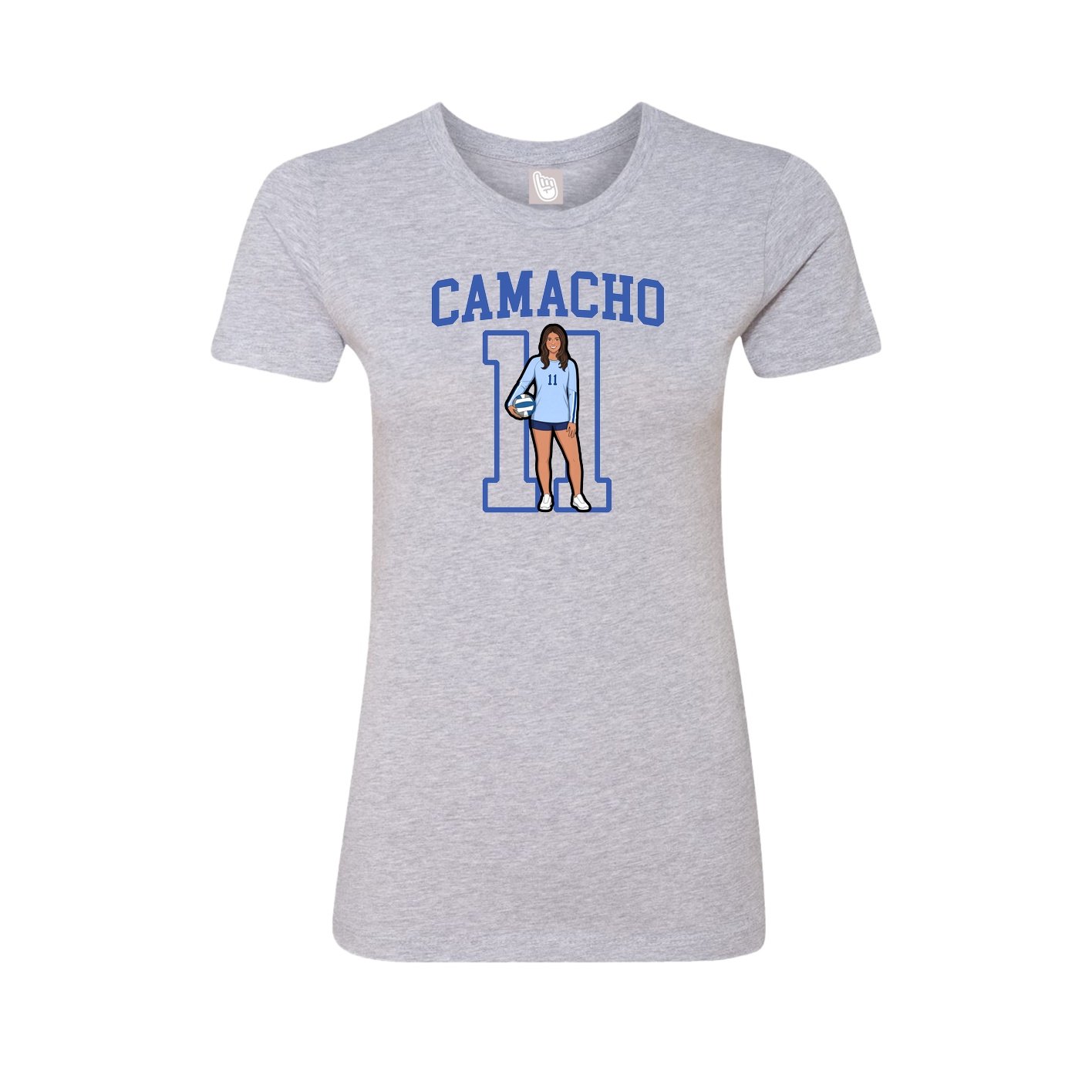 Fitted Women's Tee — Shirsey in Grey