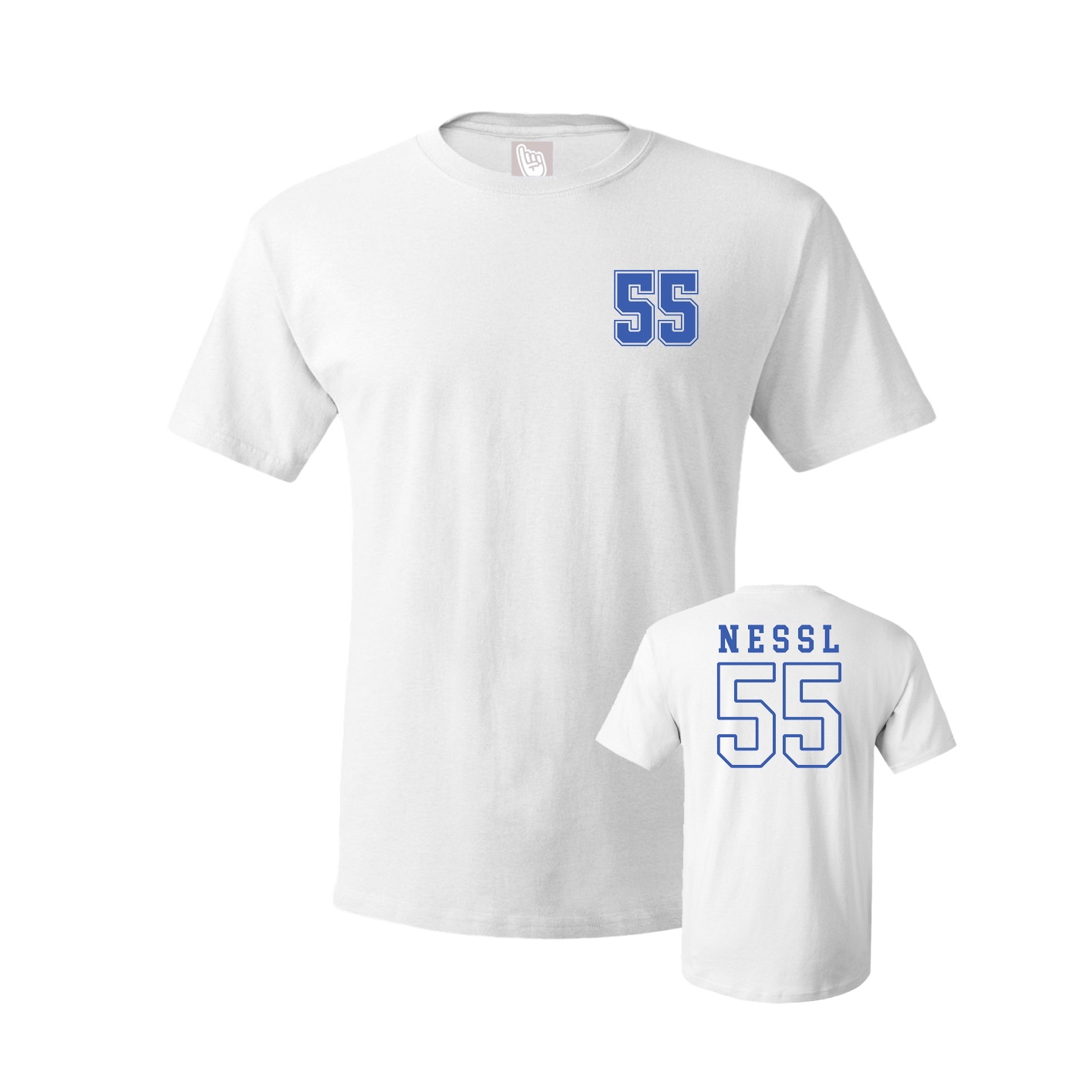 Tee — Chest Back in White