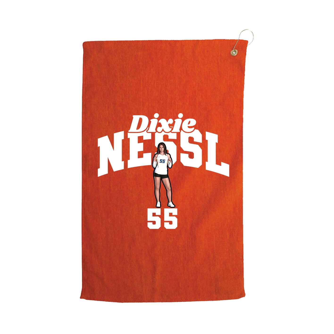 Golf Towel — Signature Arch in Orange