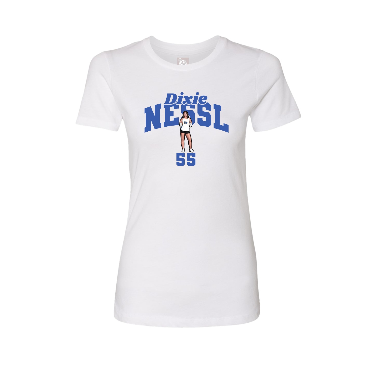 Womens Tee — Signature Arch in White