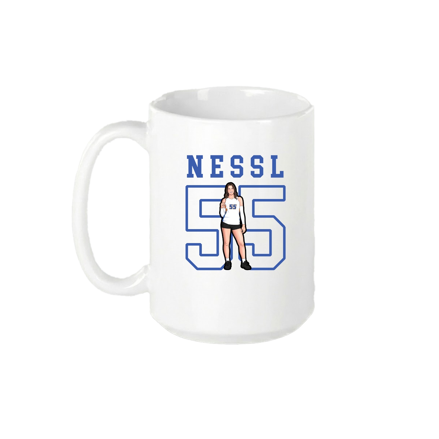 15oz Coffee Mug — Shirsey in White