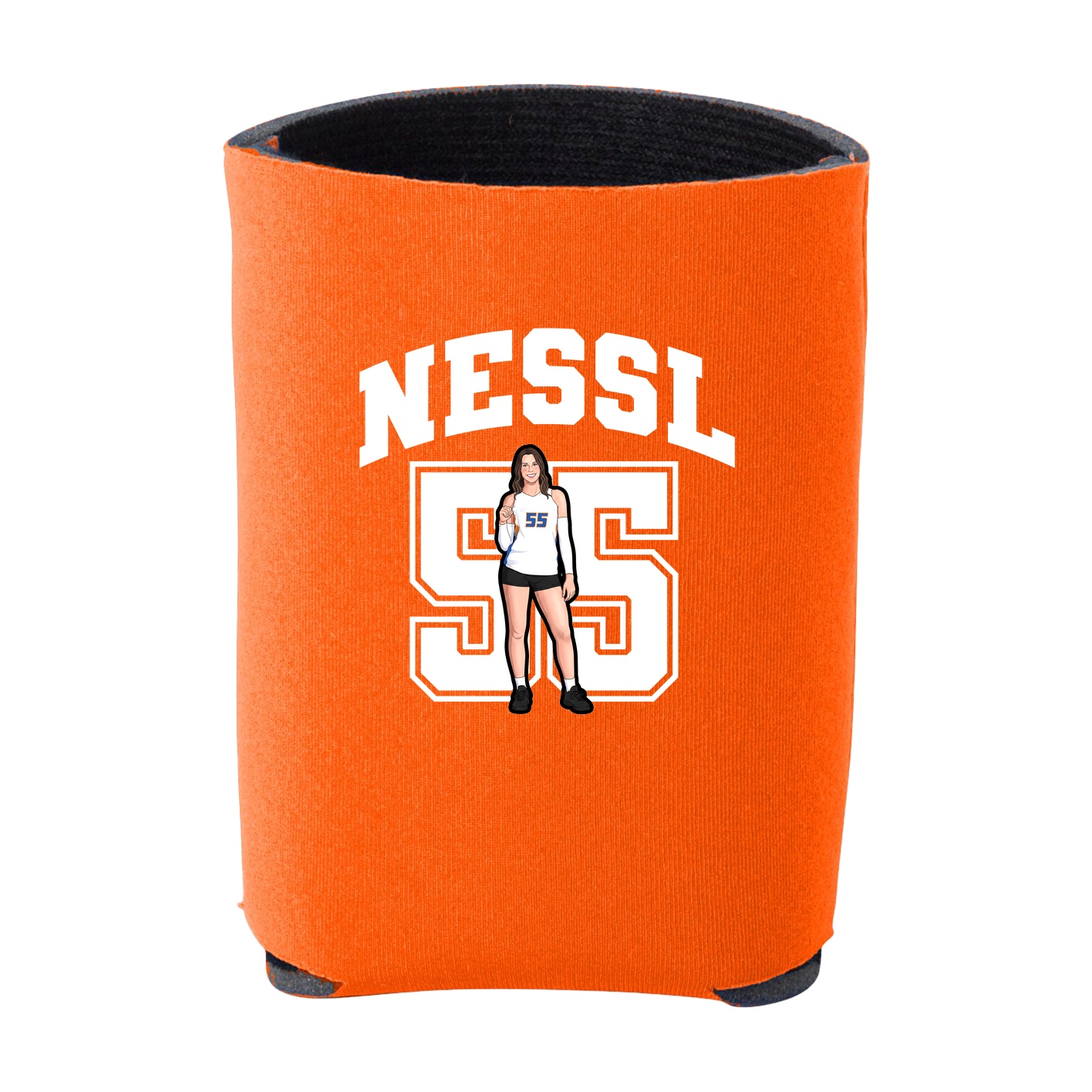 Can Holder — Number in Orange