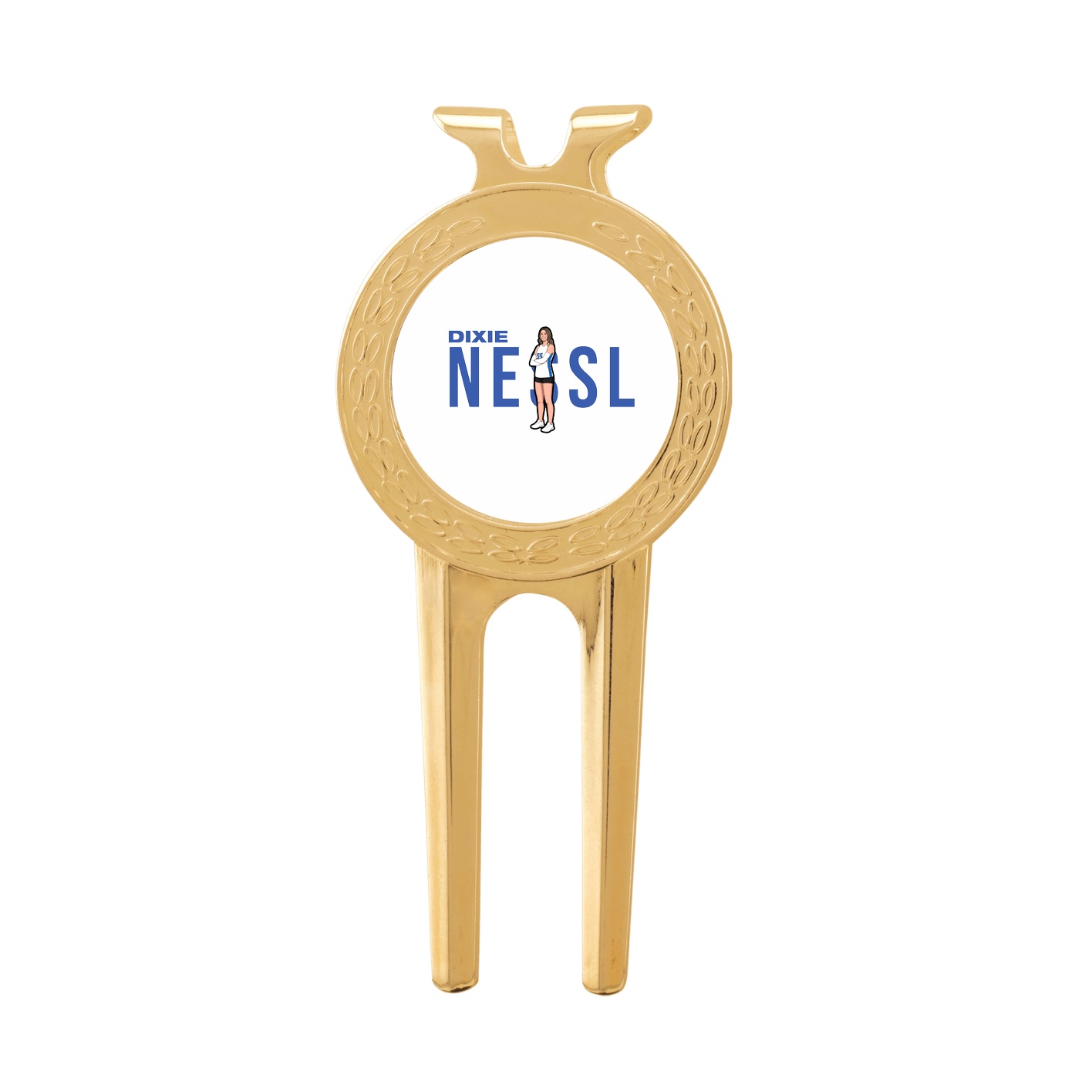 Divot Tool with Ball Marker — Player Name in Classic