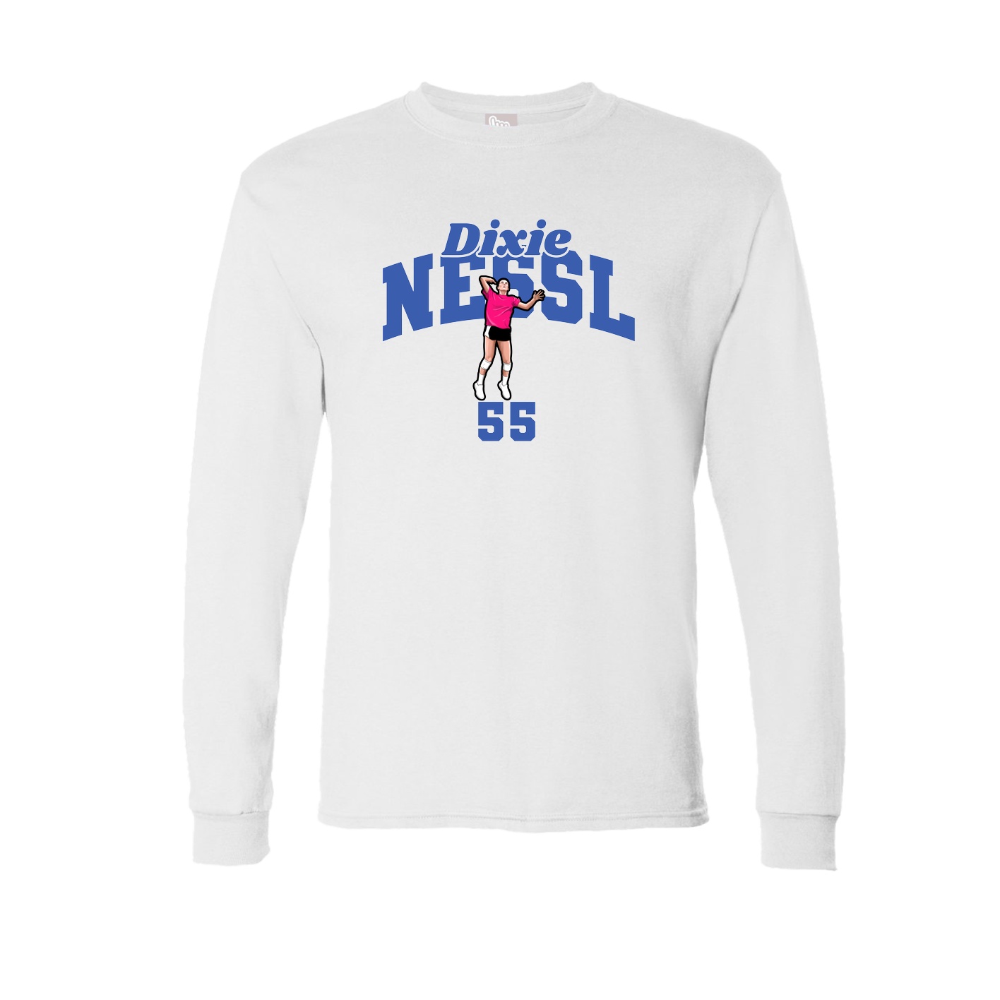 Long Sleeve Tee — Signature Arch in White