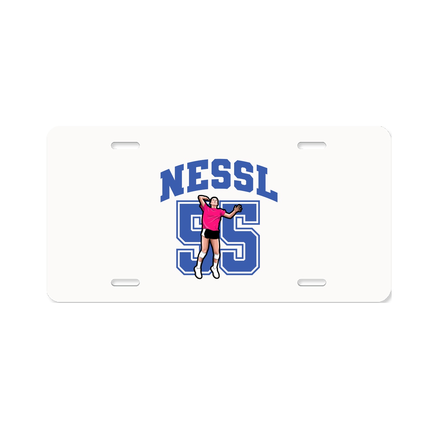 License Plate — Number in Classic