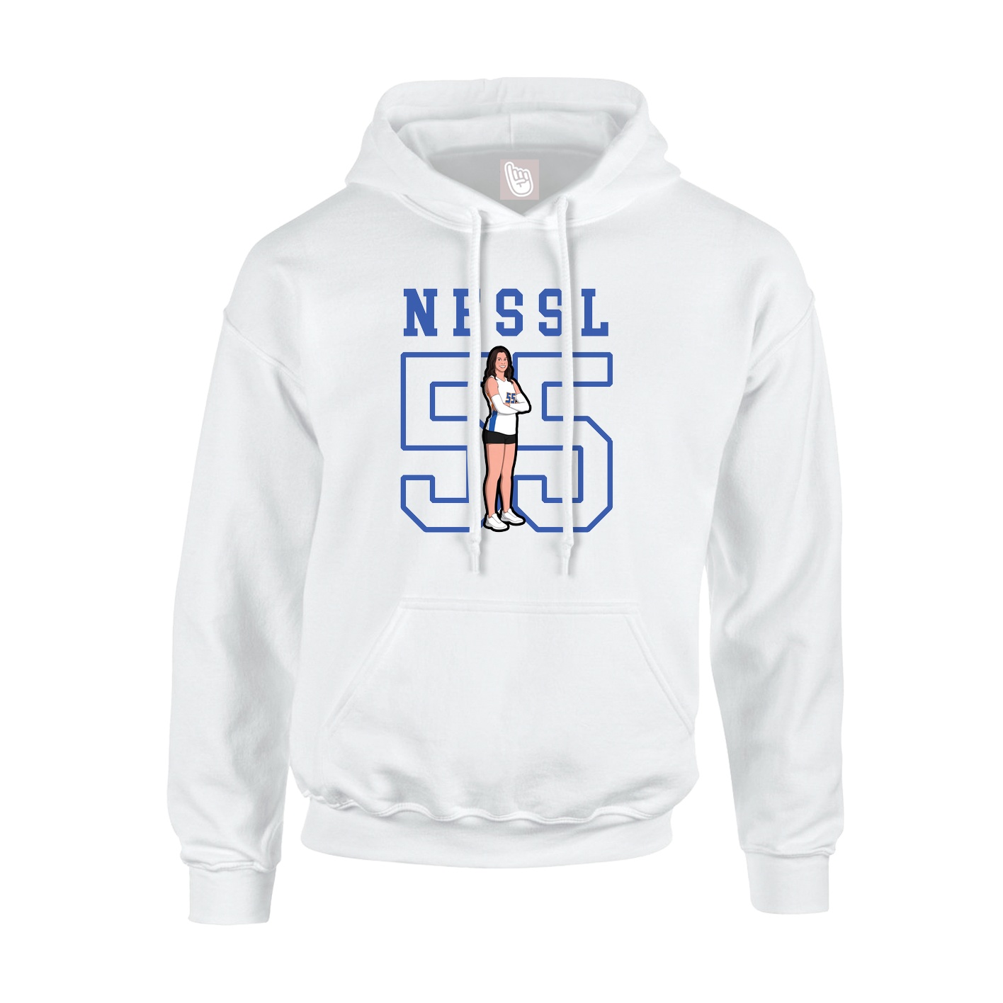 Youth Hoodie — Shirsey in White