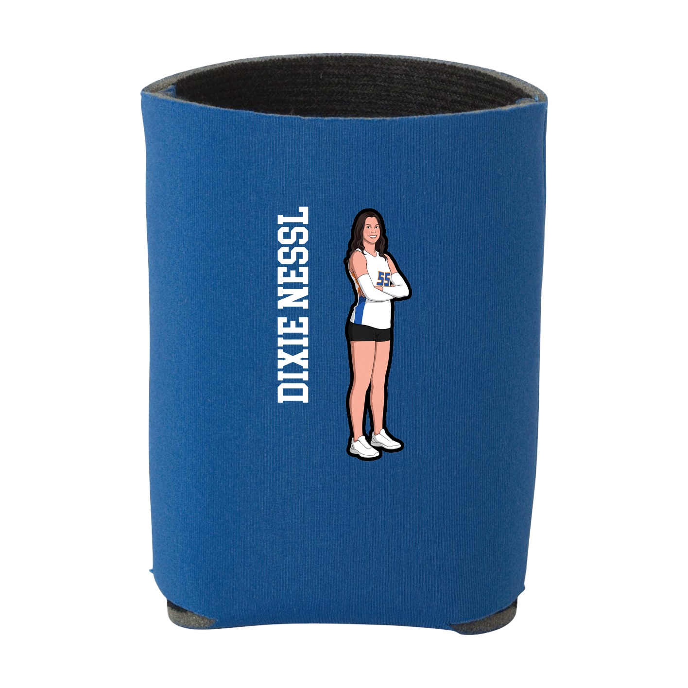 Can Holder — Name Vertical in Royal