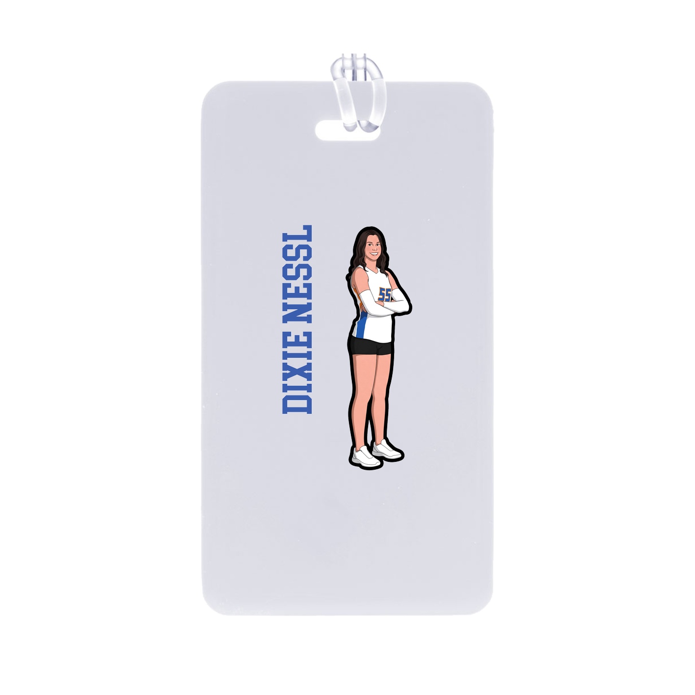Bag Tag — Name Vertical in Classic
