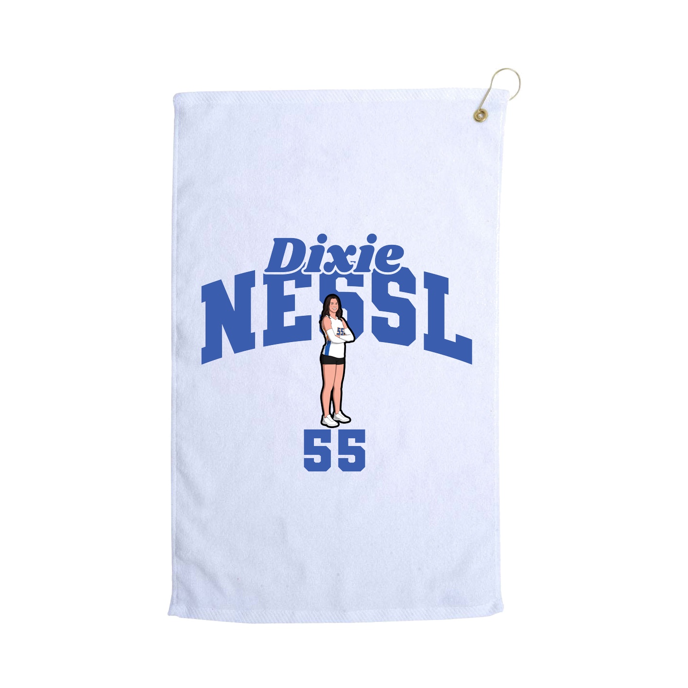 Golf Towel — Signature Arch in White