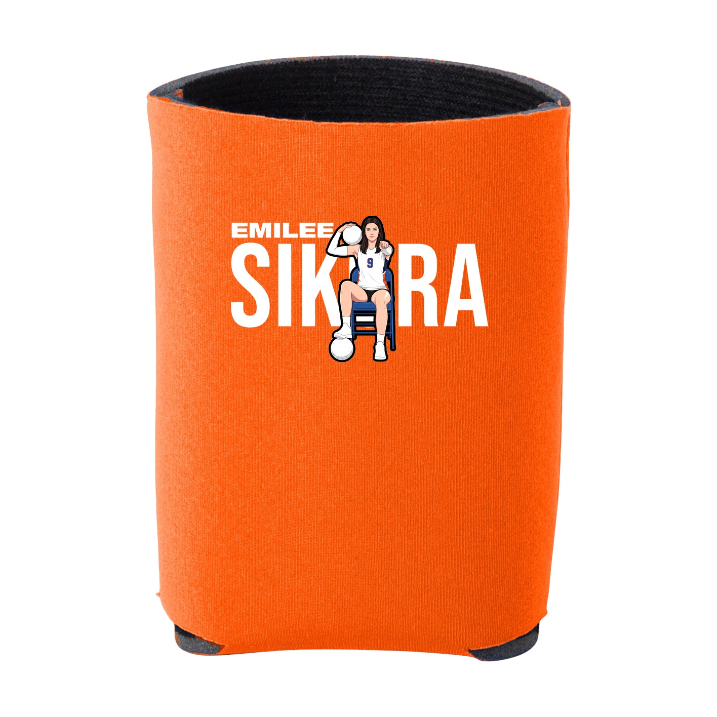 Can Holder — Player Name in Orange