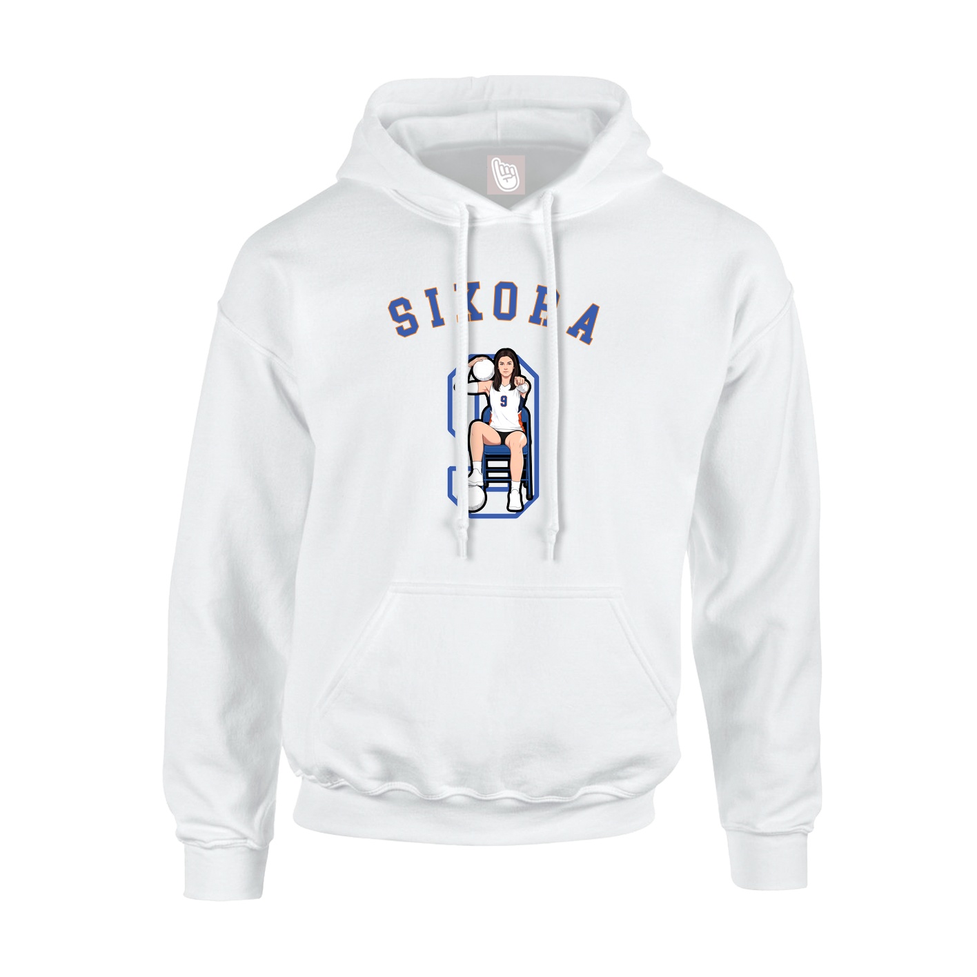Hoodie — Shirsey Arch in White
