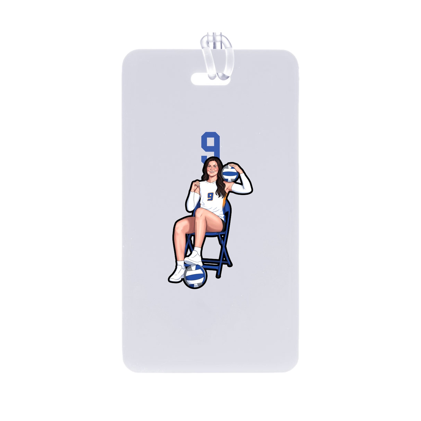 Bag Tag — Number Top in Classic