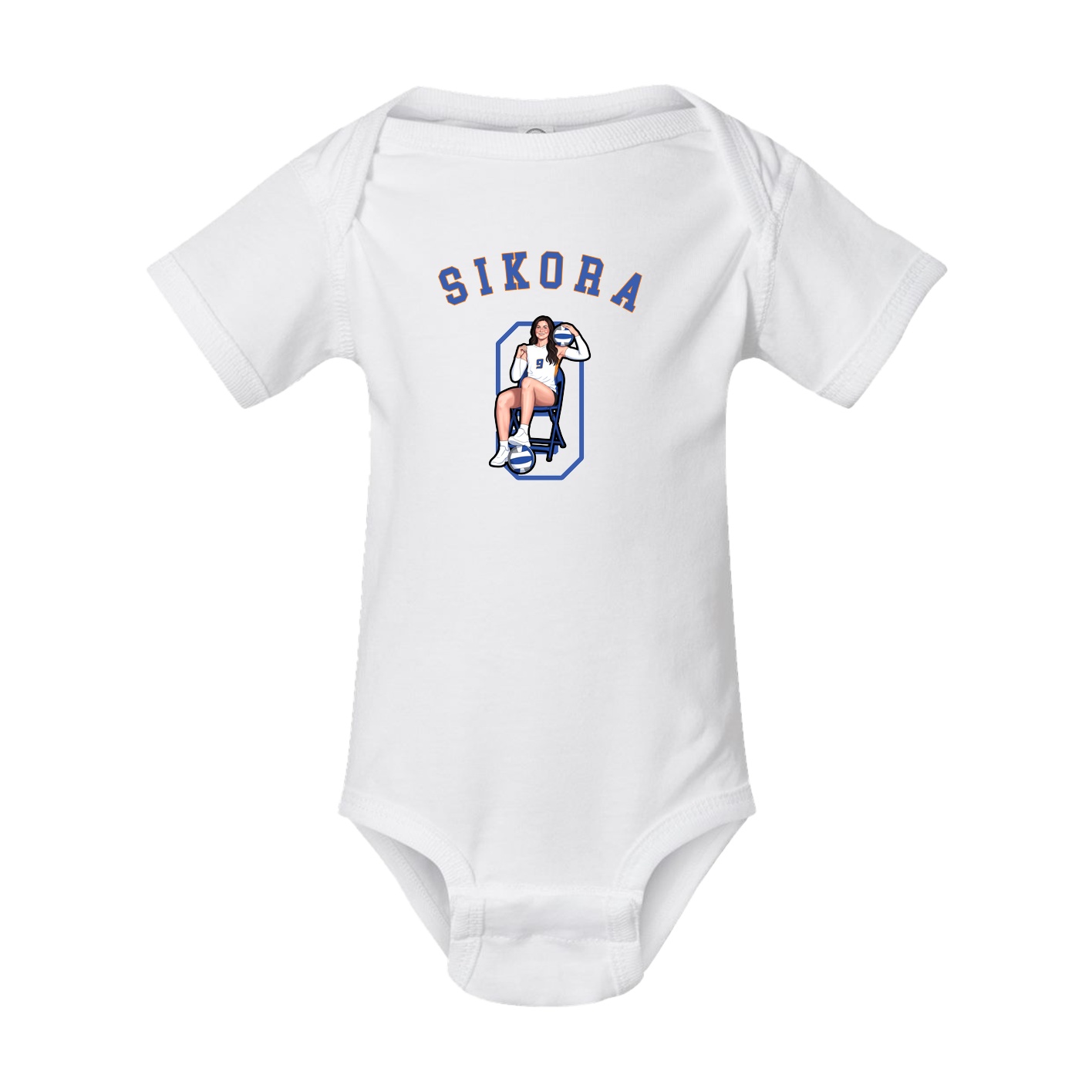 Baby Onesie — Shirsey Arch in White