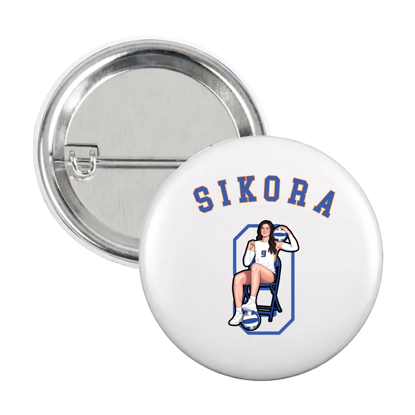 Game Day Button — Shirsey Arch in White