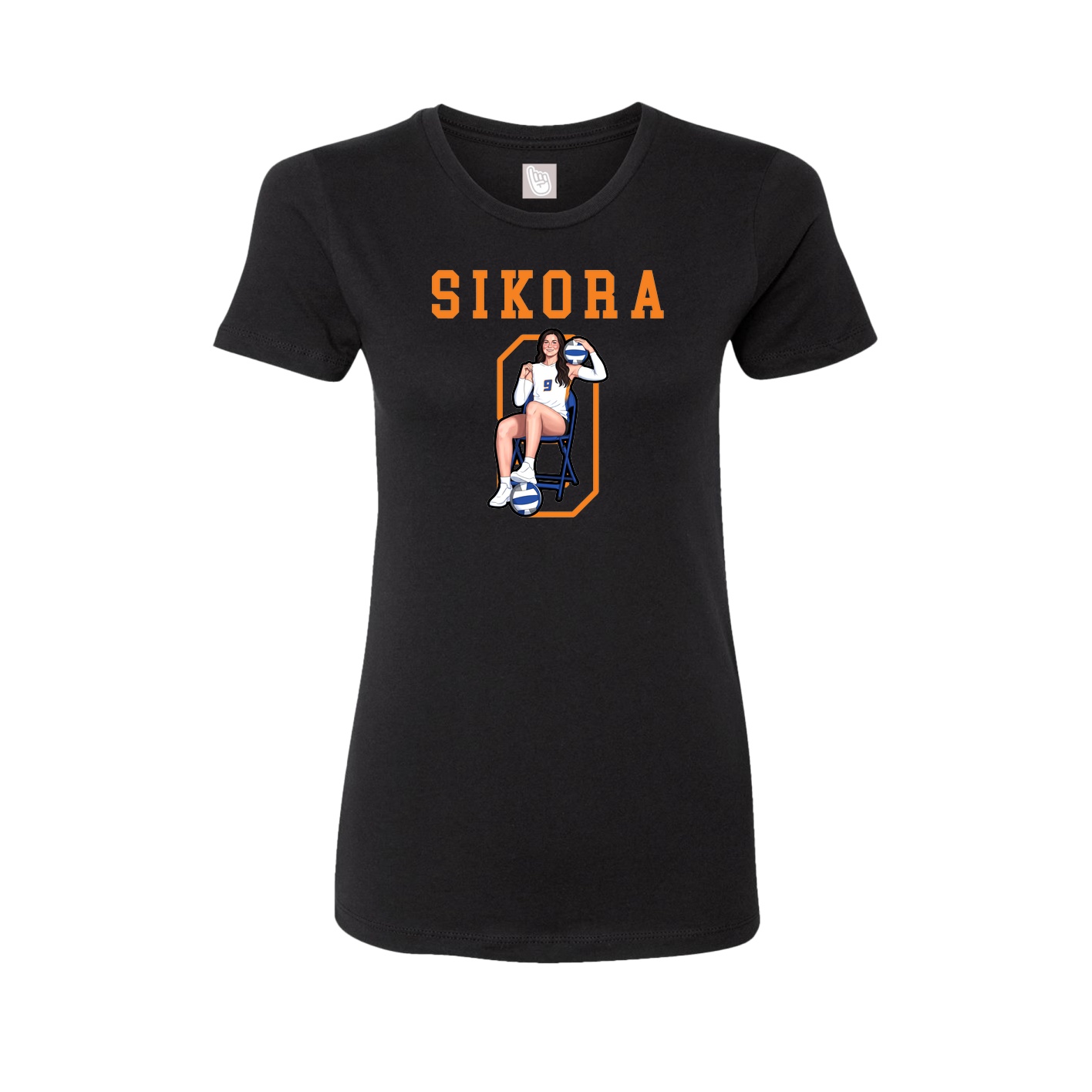Fitted Women's Tee — Shirsey in Black