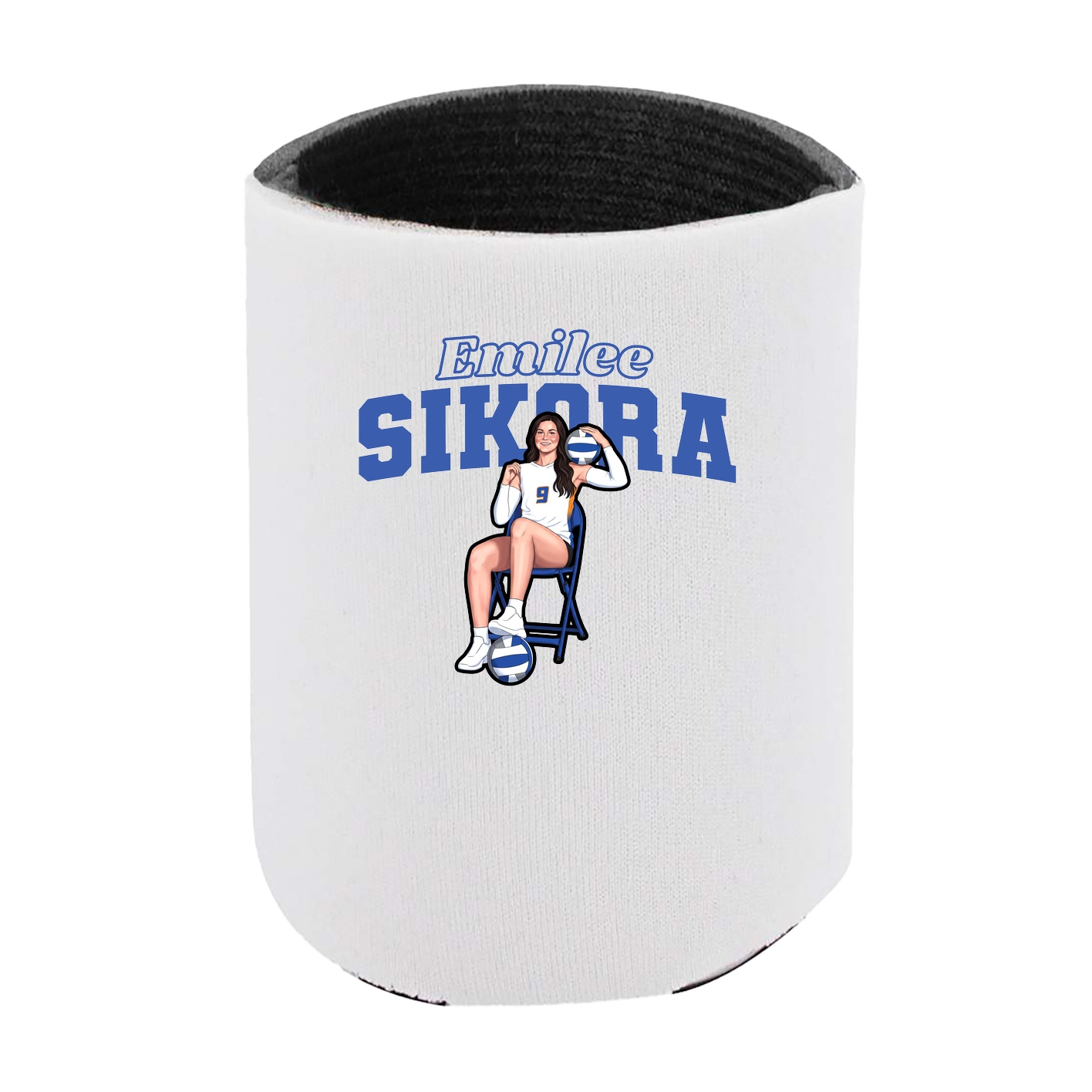 Can Holder — Name Arch in White