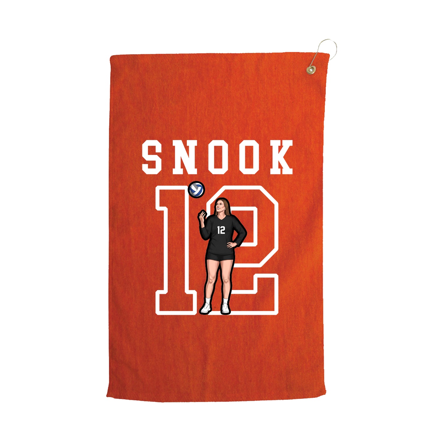 Golf Towel — Shirsey in Orange