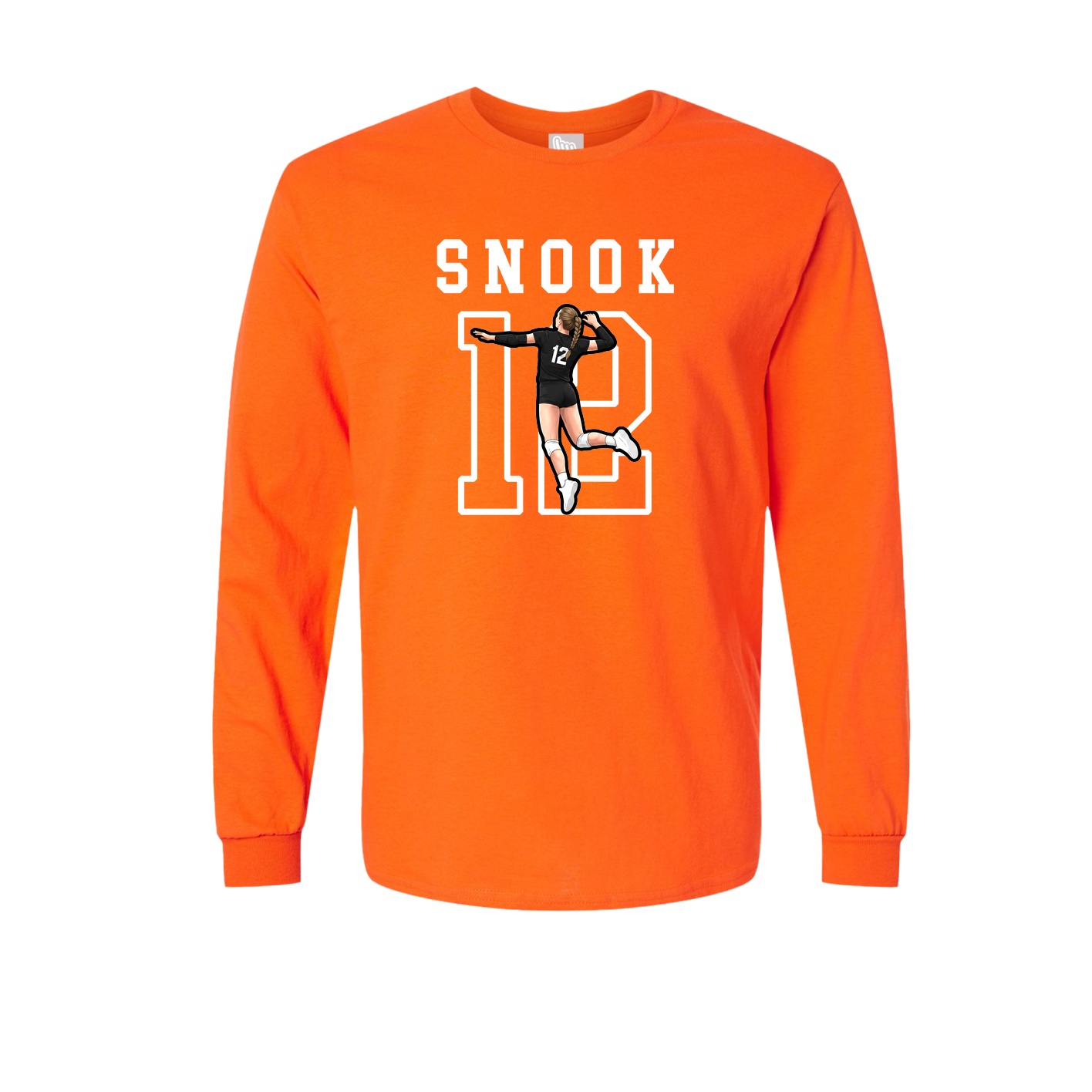 Long Sleeve Tee — Shirsey in Orange