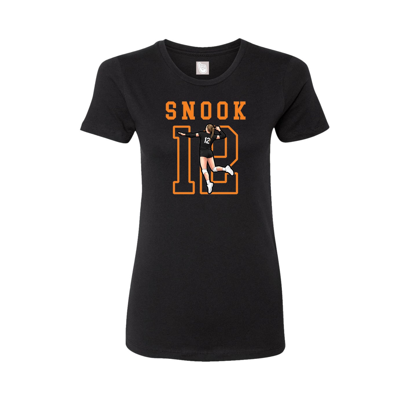 Fitted Women's Tee — Shirsey in Black