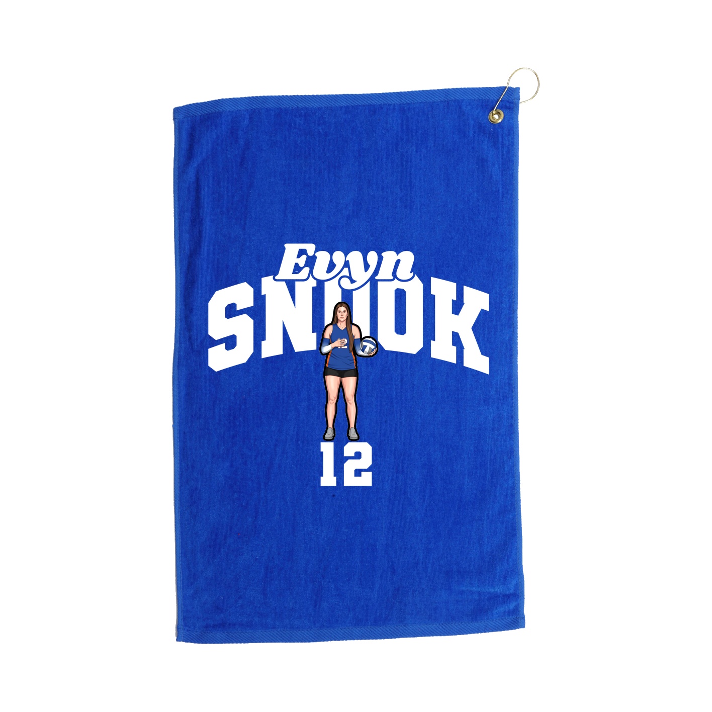 Golf Towel — Signature Arch in Royal
