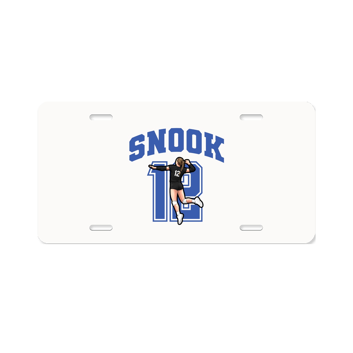License Plate — Number in Classic