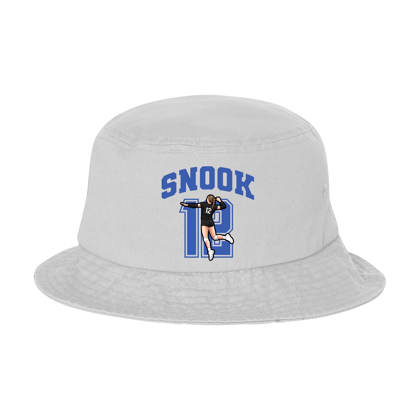 Bucket Cap — Number in White