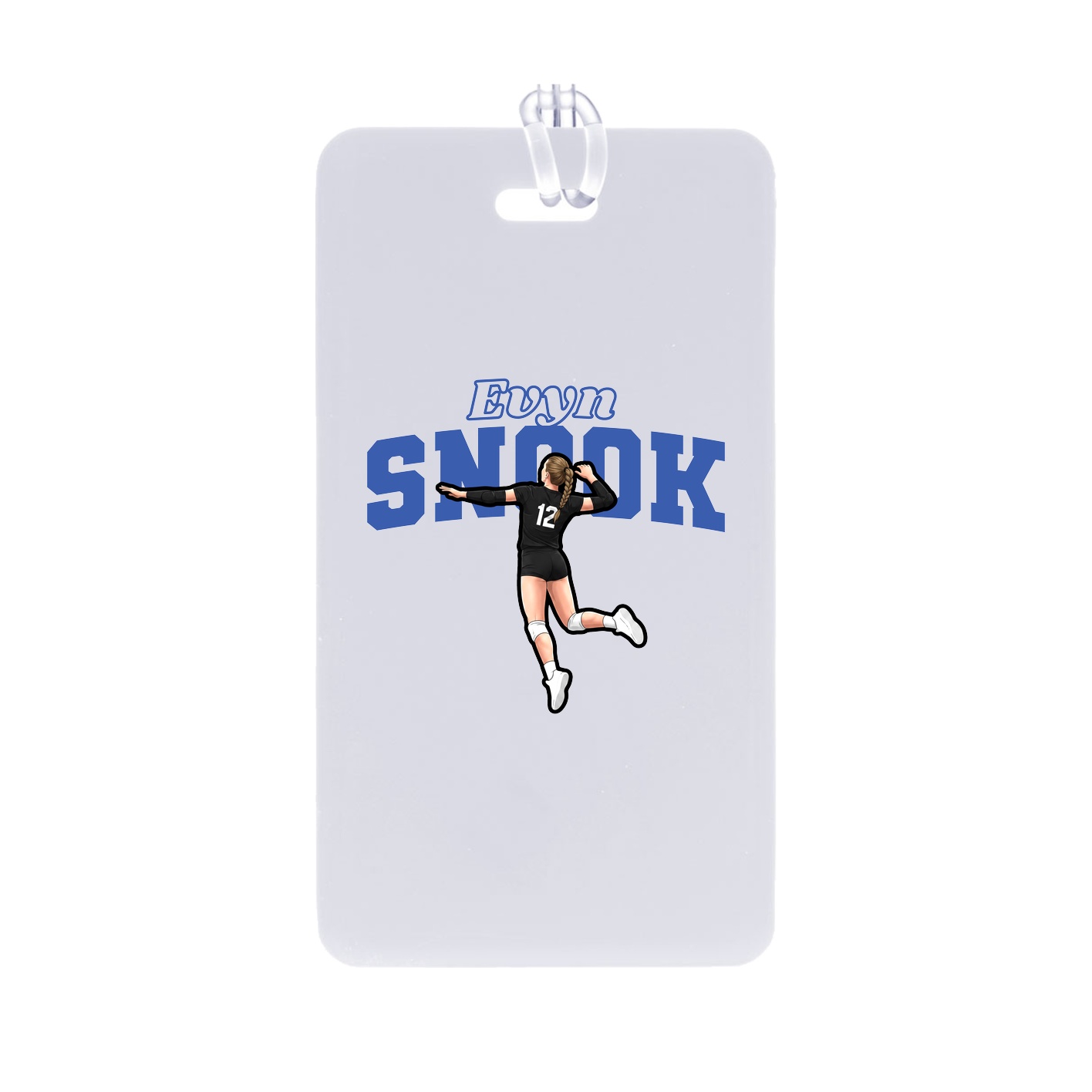 Bag Tag — Name Arch in Classic