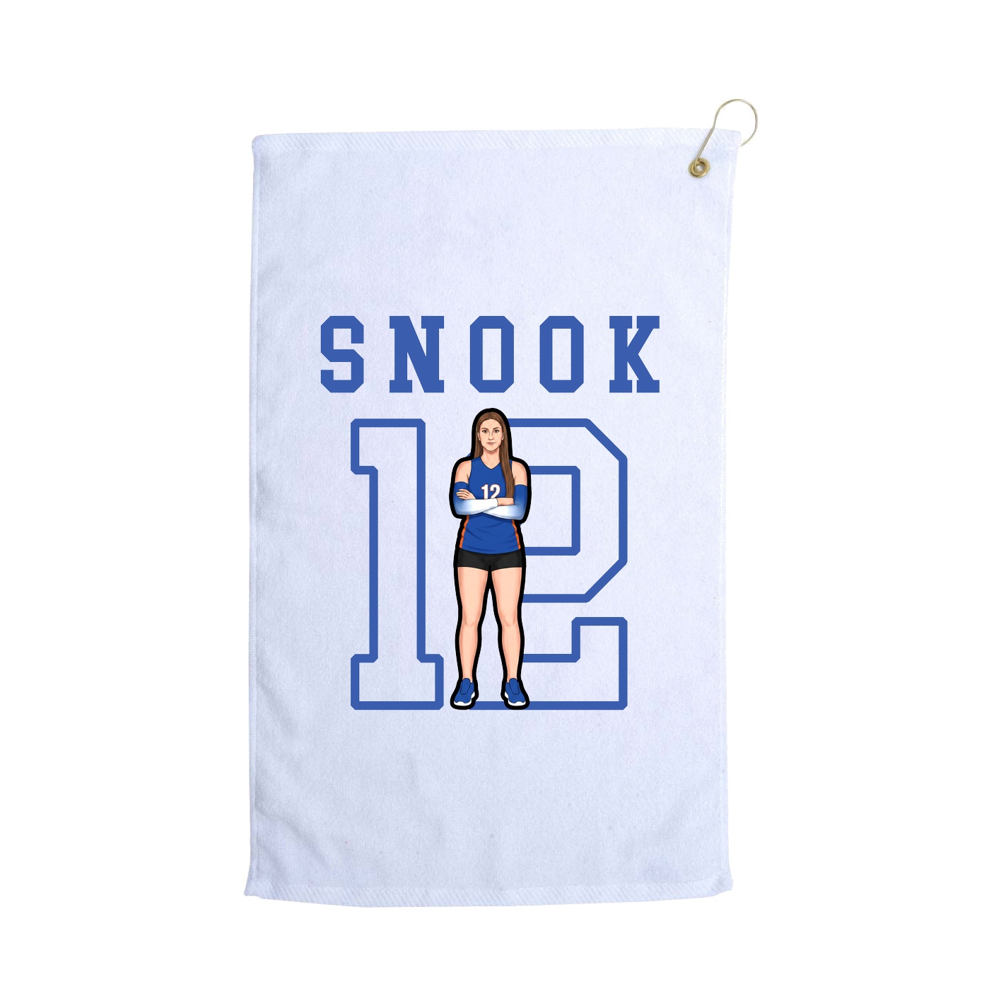 Golf Towel — Shirsey in White
