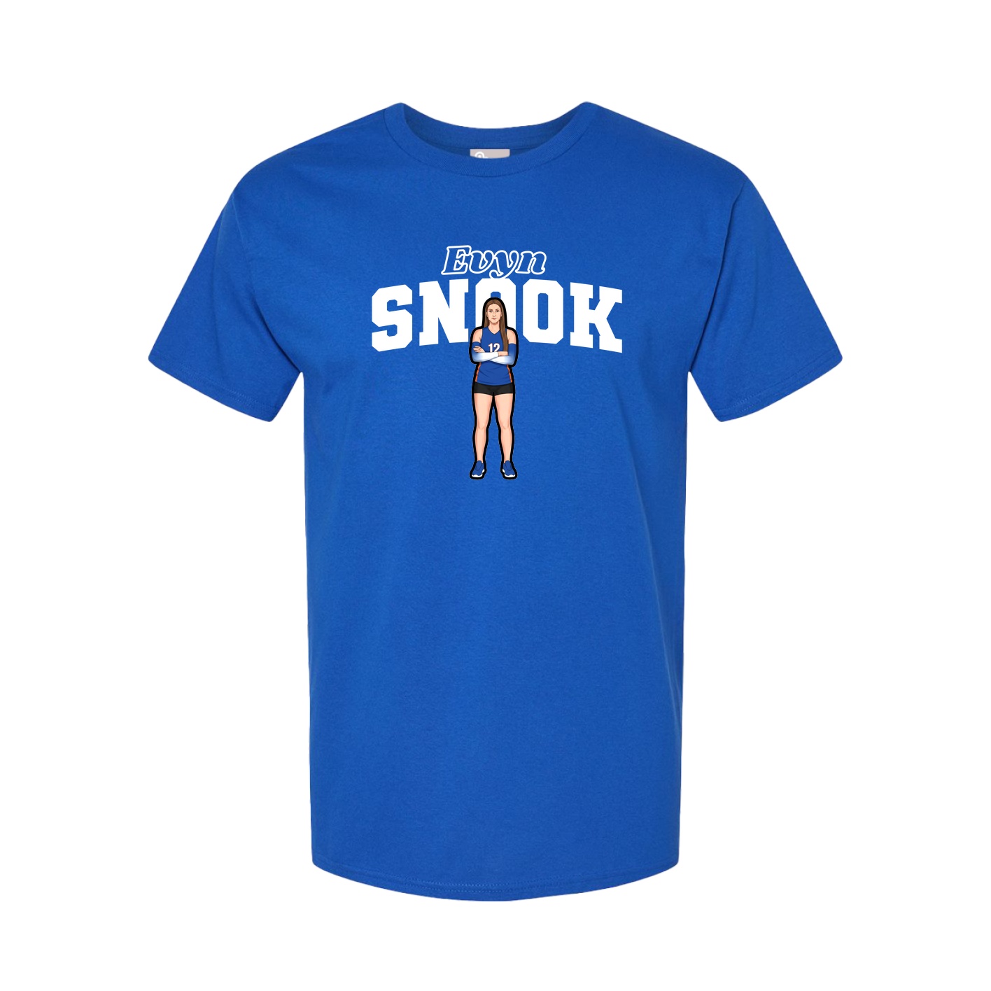 Tee — Name Arch in Royal