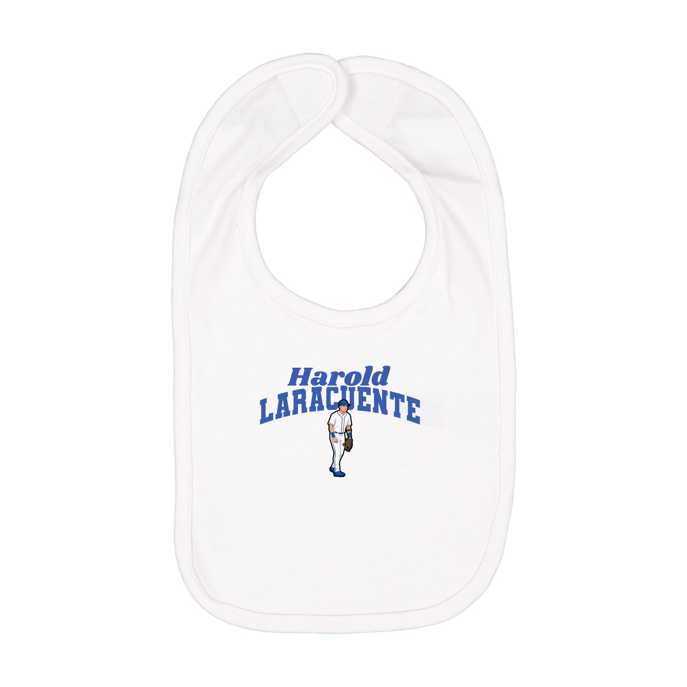 Infant Bib — Signature Arch in White