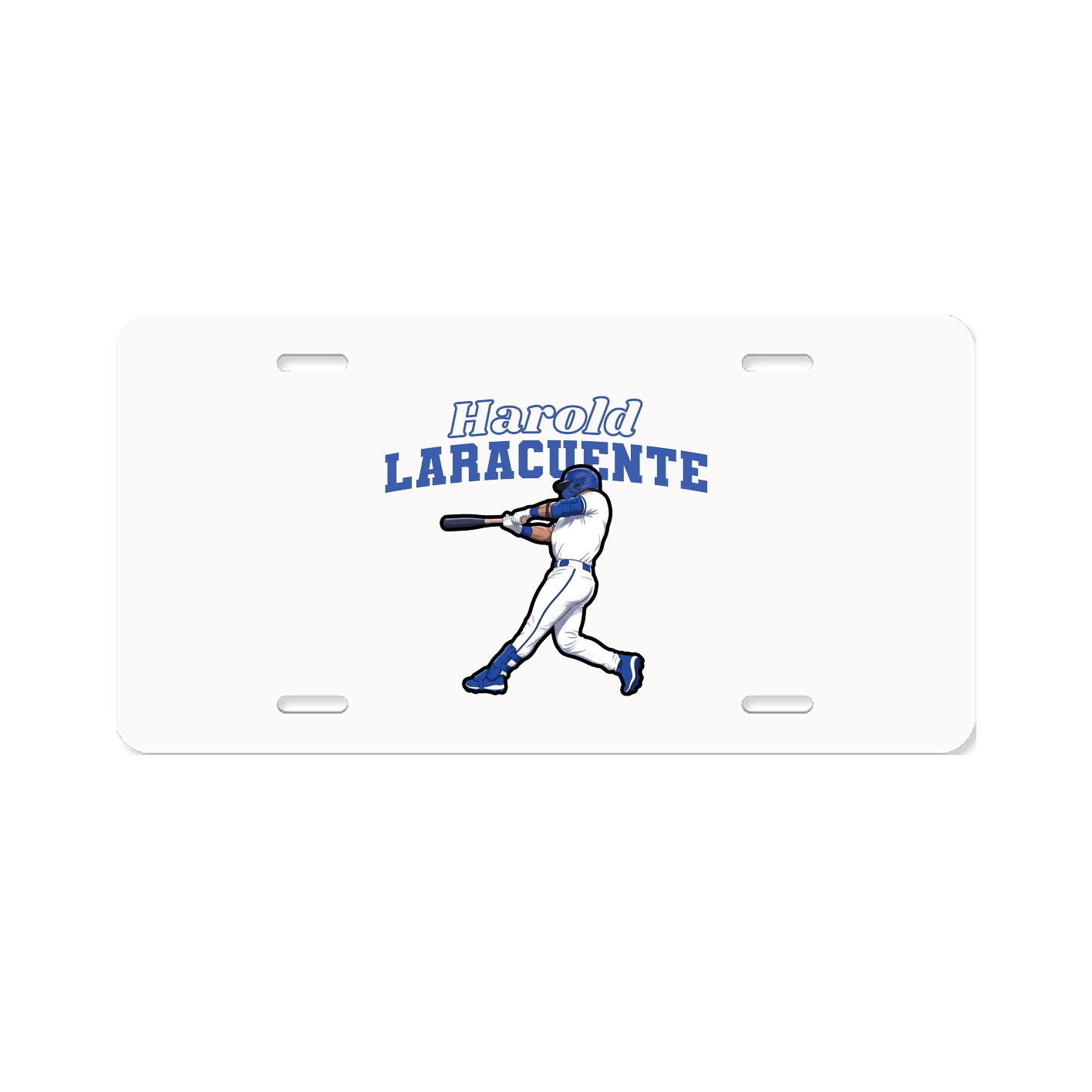 License Plate — Name Arch in Classic