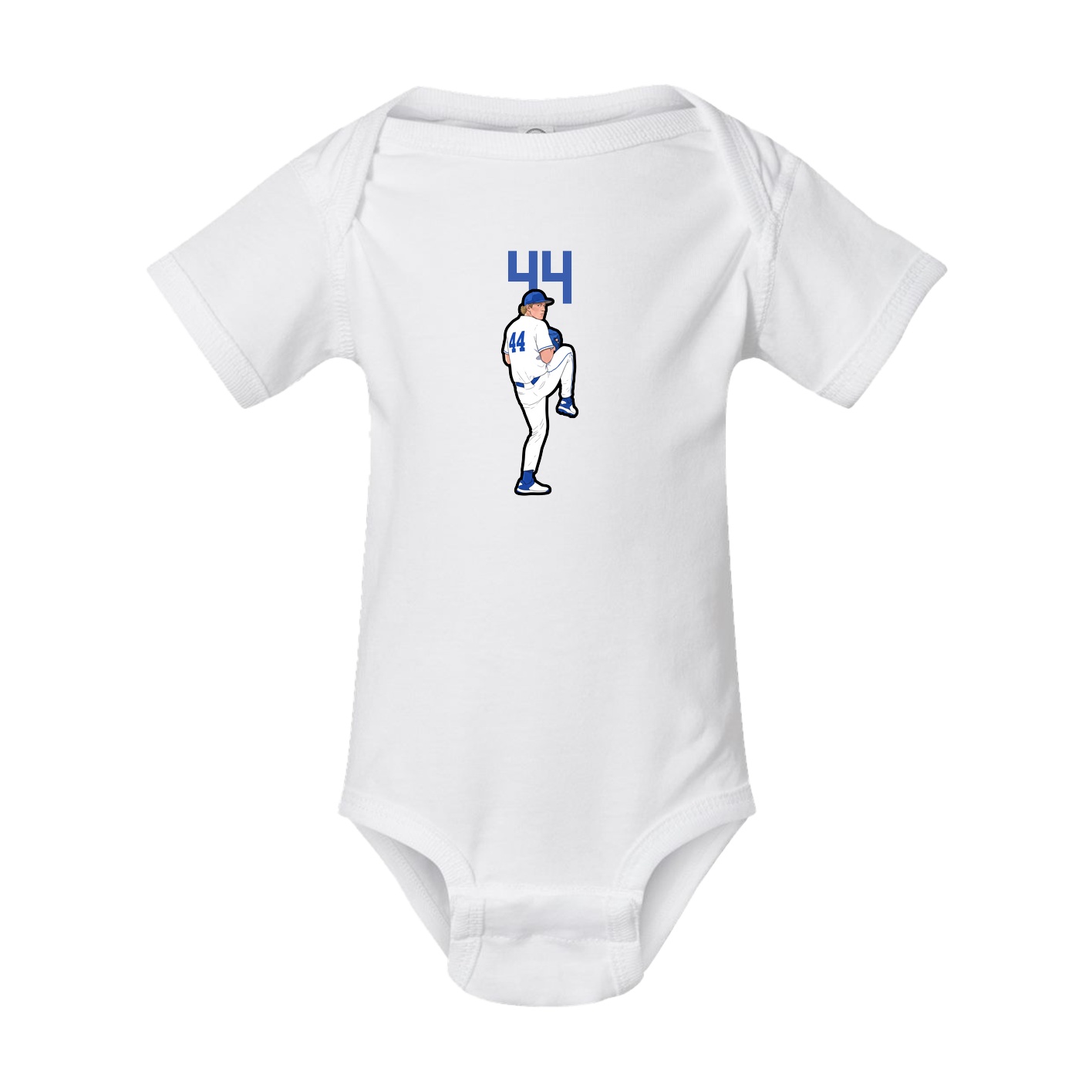Baby Onesie — Number Top in White