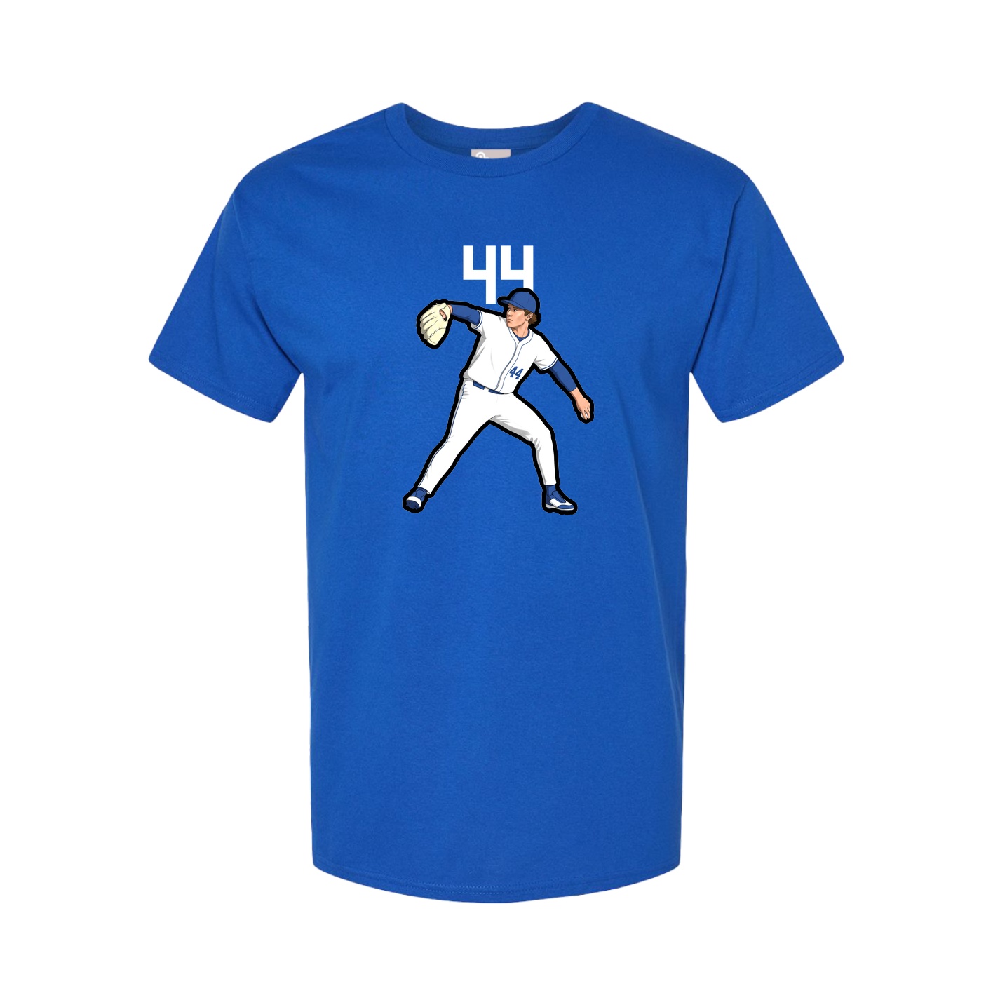 Youth Tee — Number Top in Royal