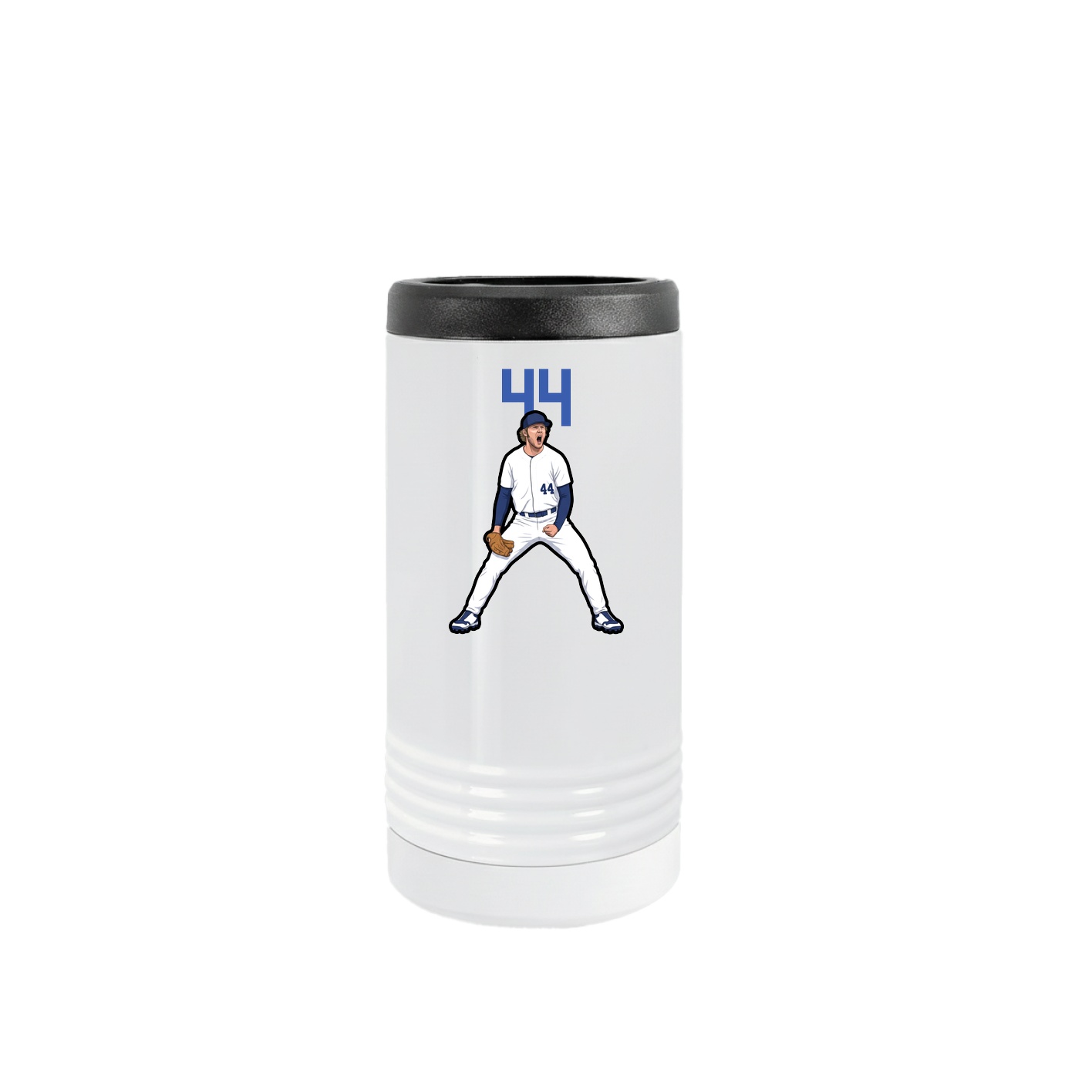 Slim Beverage Holder — Number Top in White