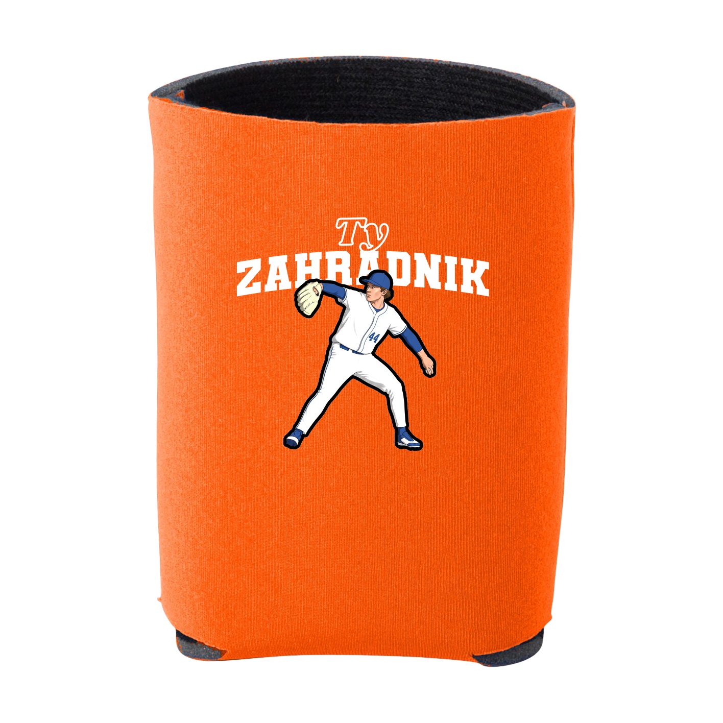 Can Holder — Name Arch in Orange