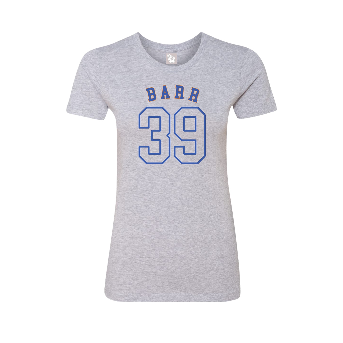 Fitted Women's Tee — Shirsey Arch in Grey