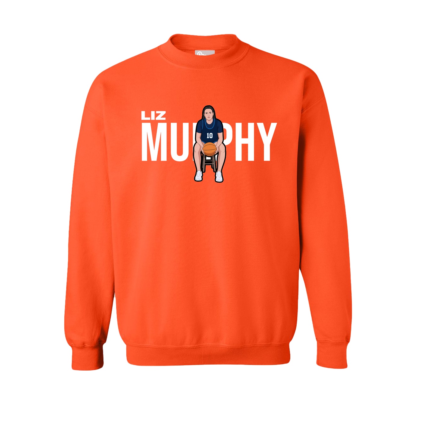 Fleece Crew — Player Name in Orange