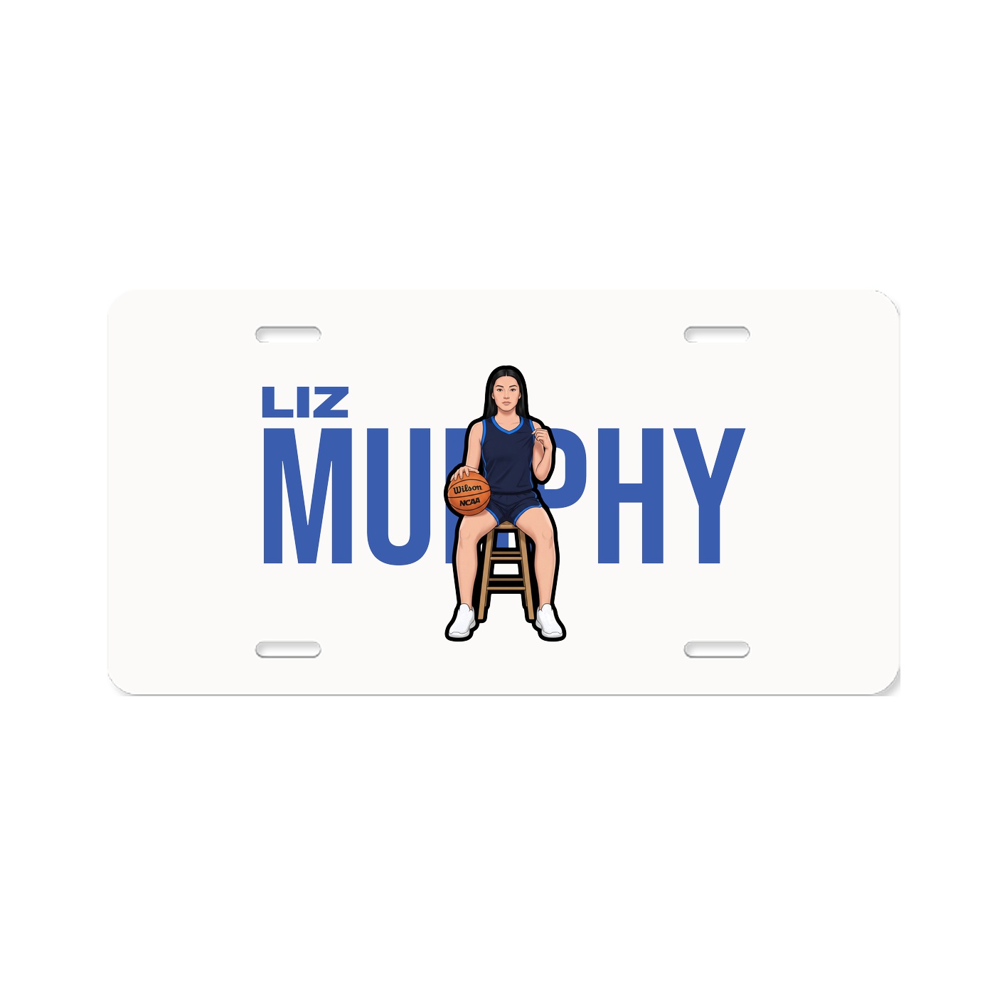 License Plate — Player Name in Classic