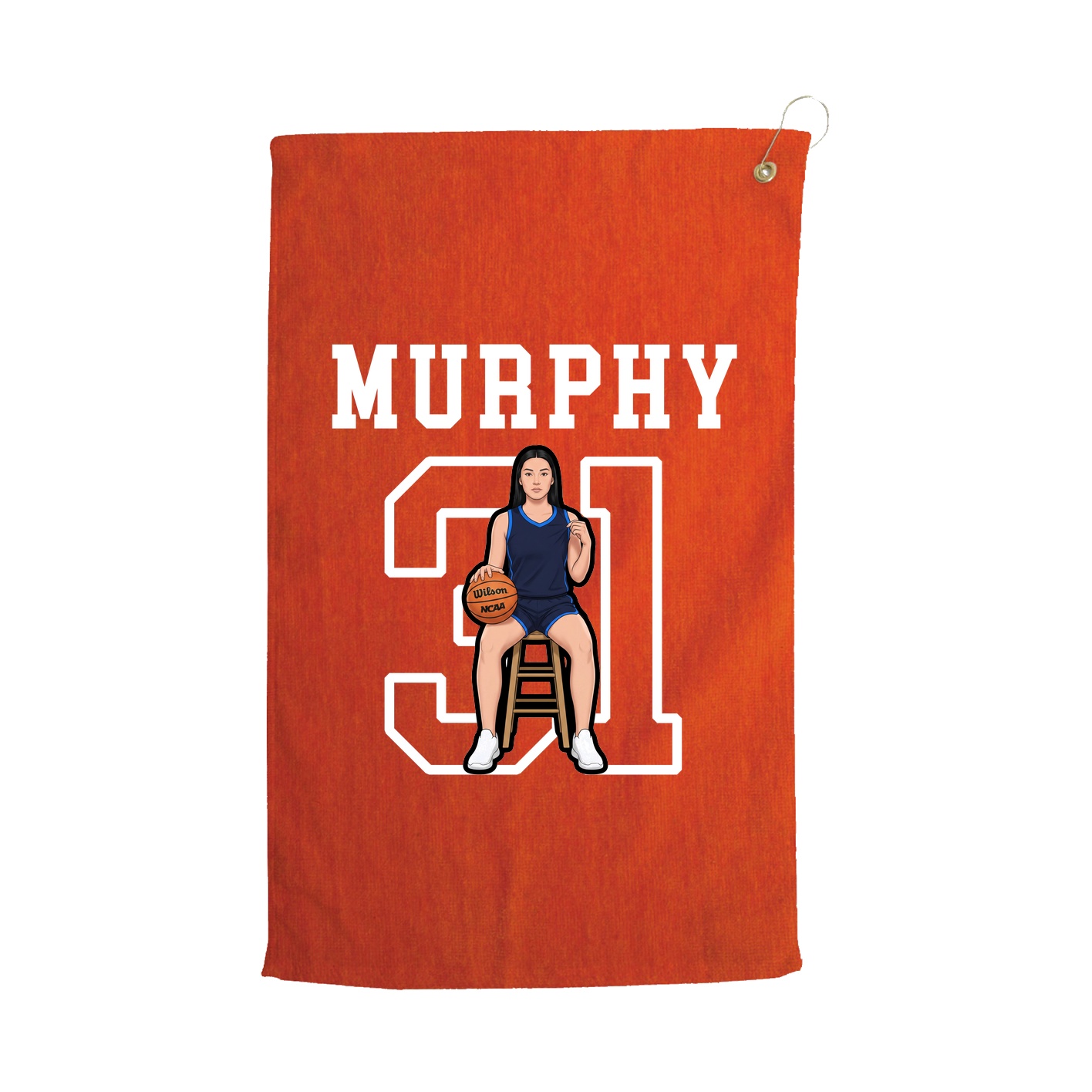 Golf Towel — Shirsey in Orange