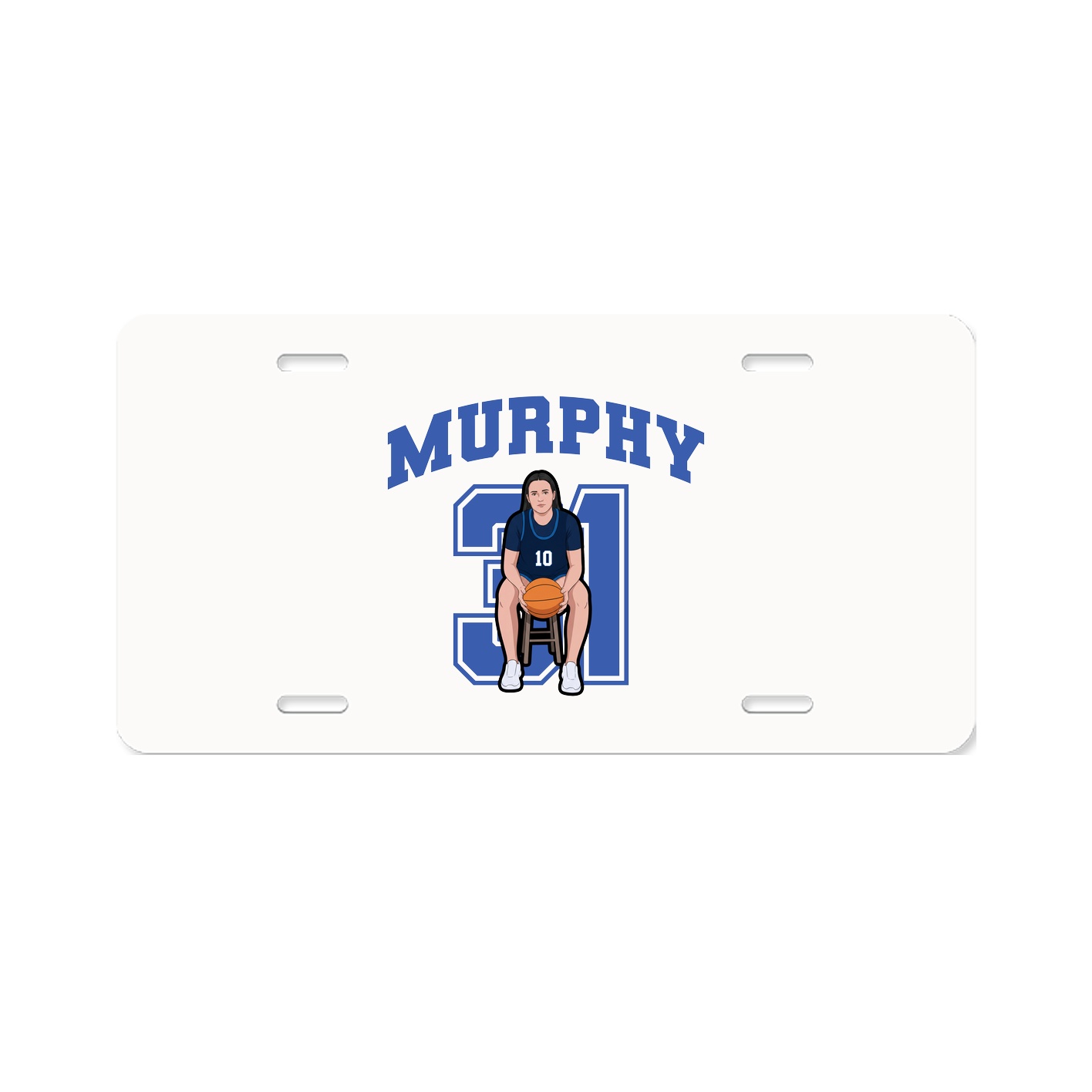 License Plate — Number in Classic