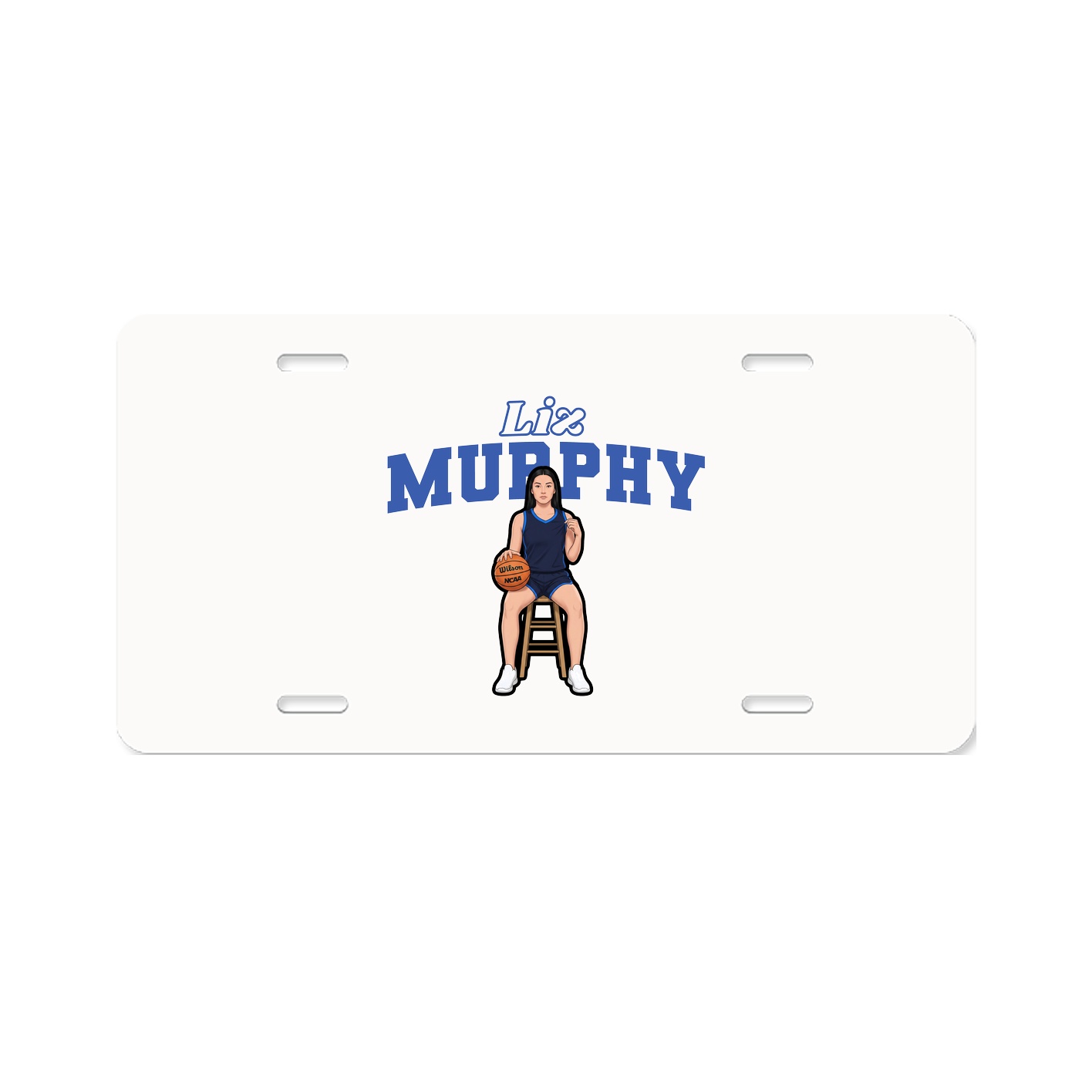 License Plate — Name Arch in Classic